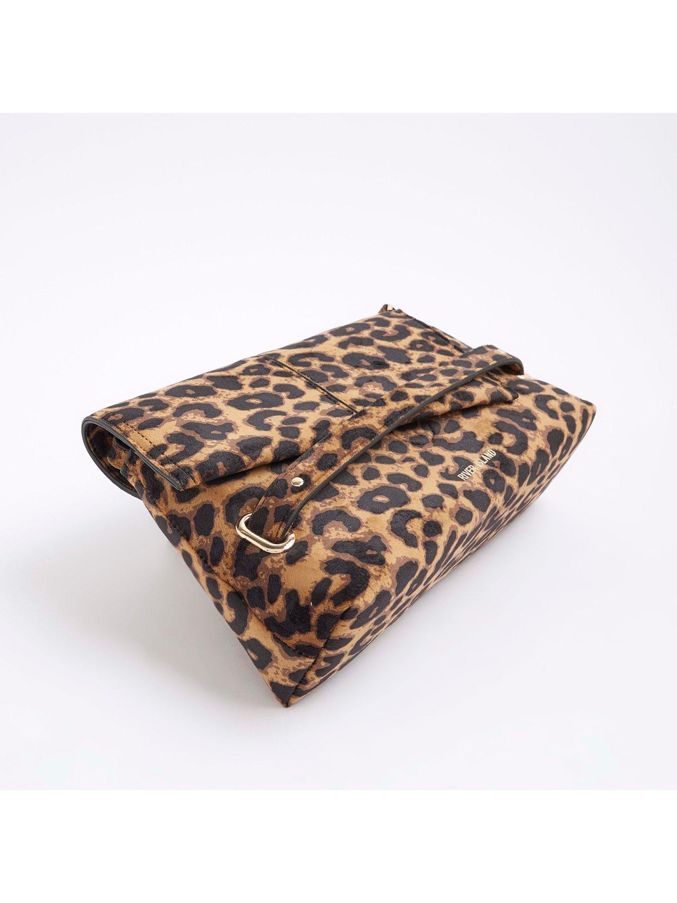 Leopard print clutch bag sale