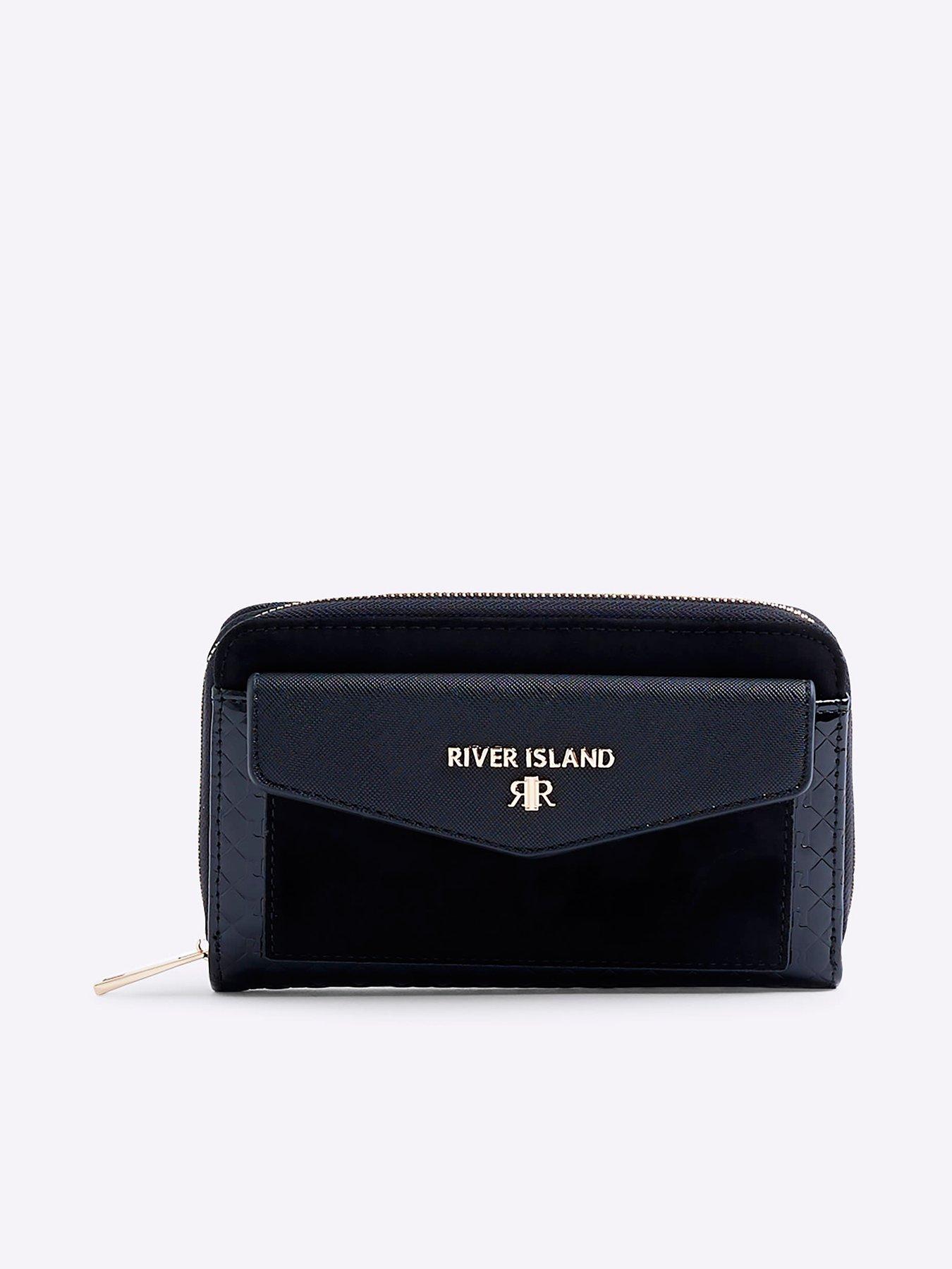 river-island-monogram-envelope-purse-blackfront