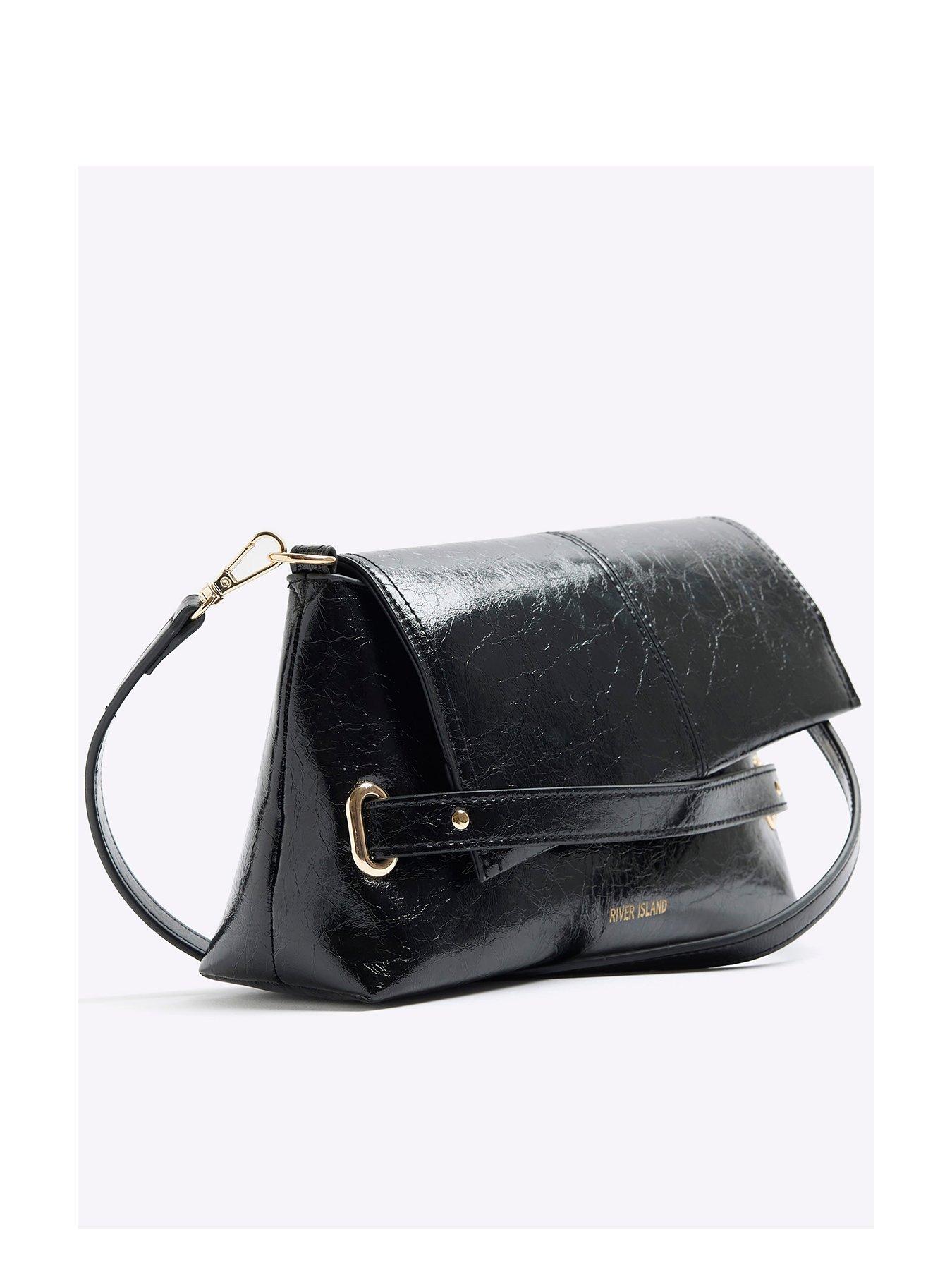 river-island-fold-over-clutch-blackback