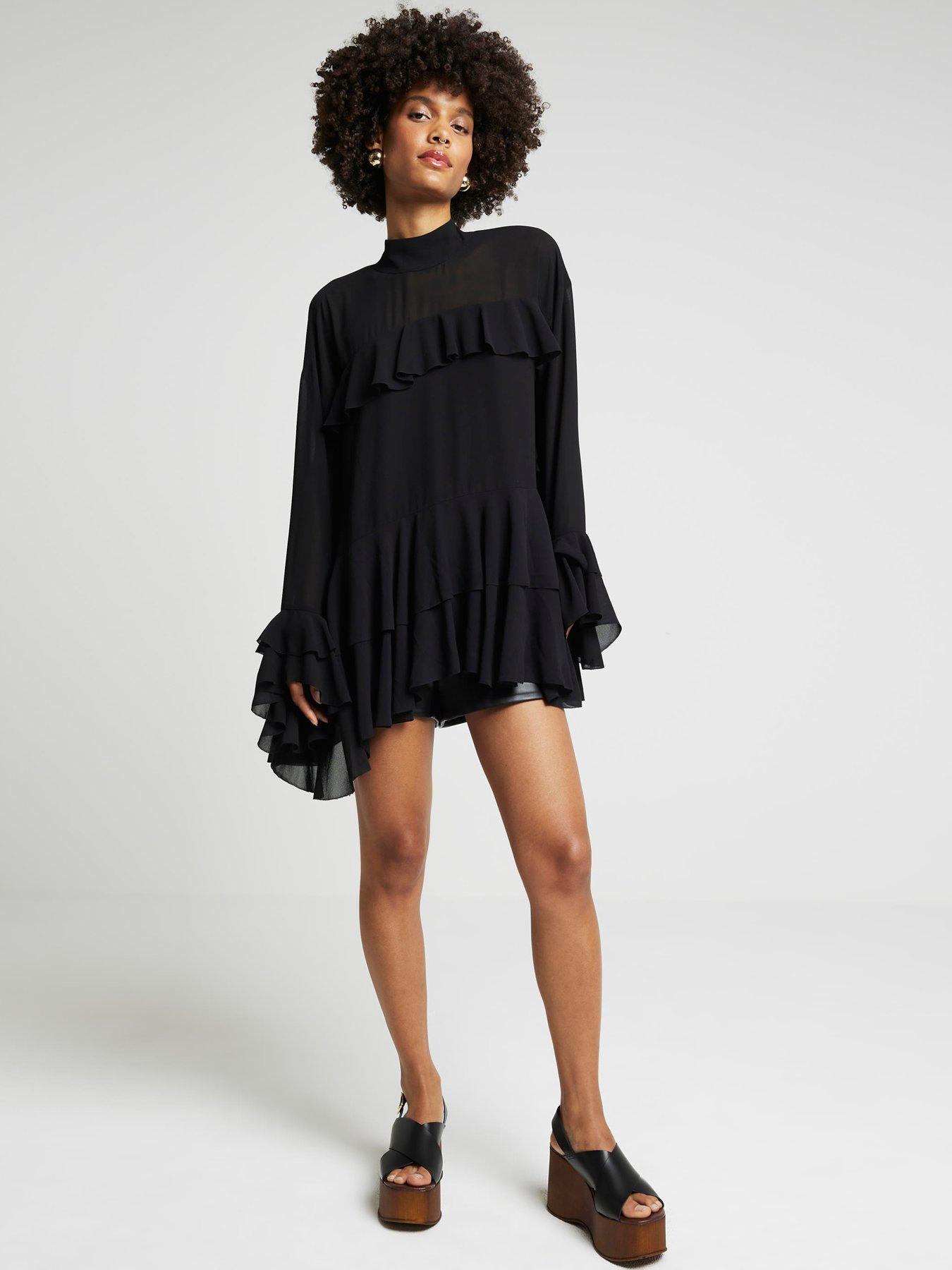 river-island-ruffle-detail-blouse-blackback