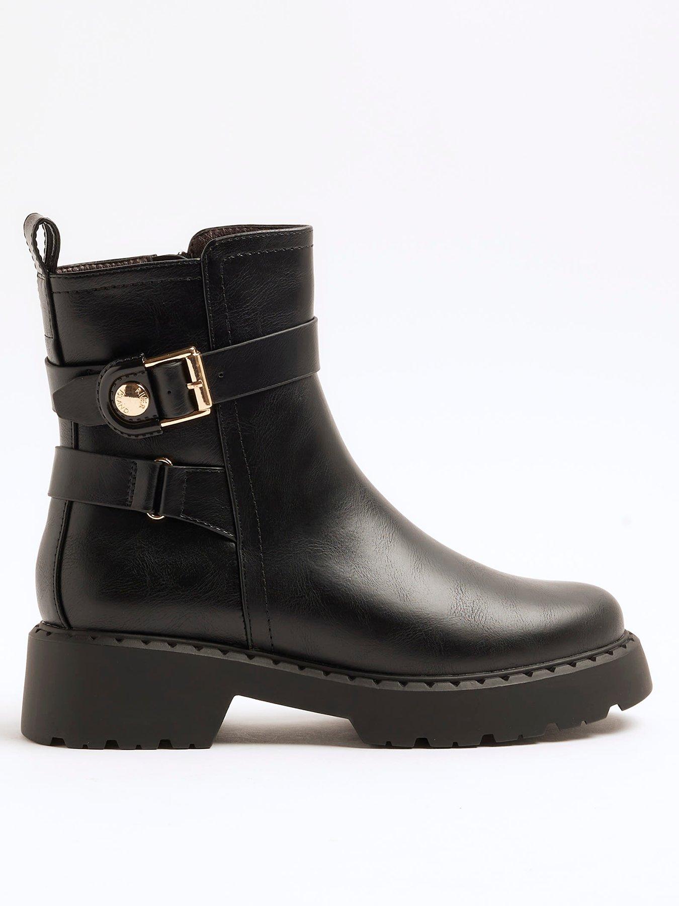 river-island-chunky-buckled-ankle-boots-black