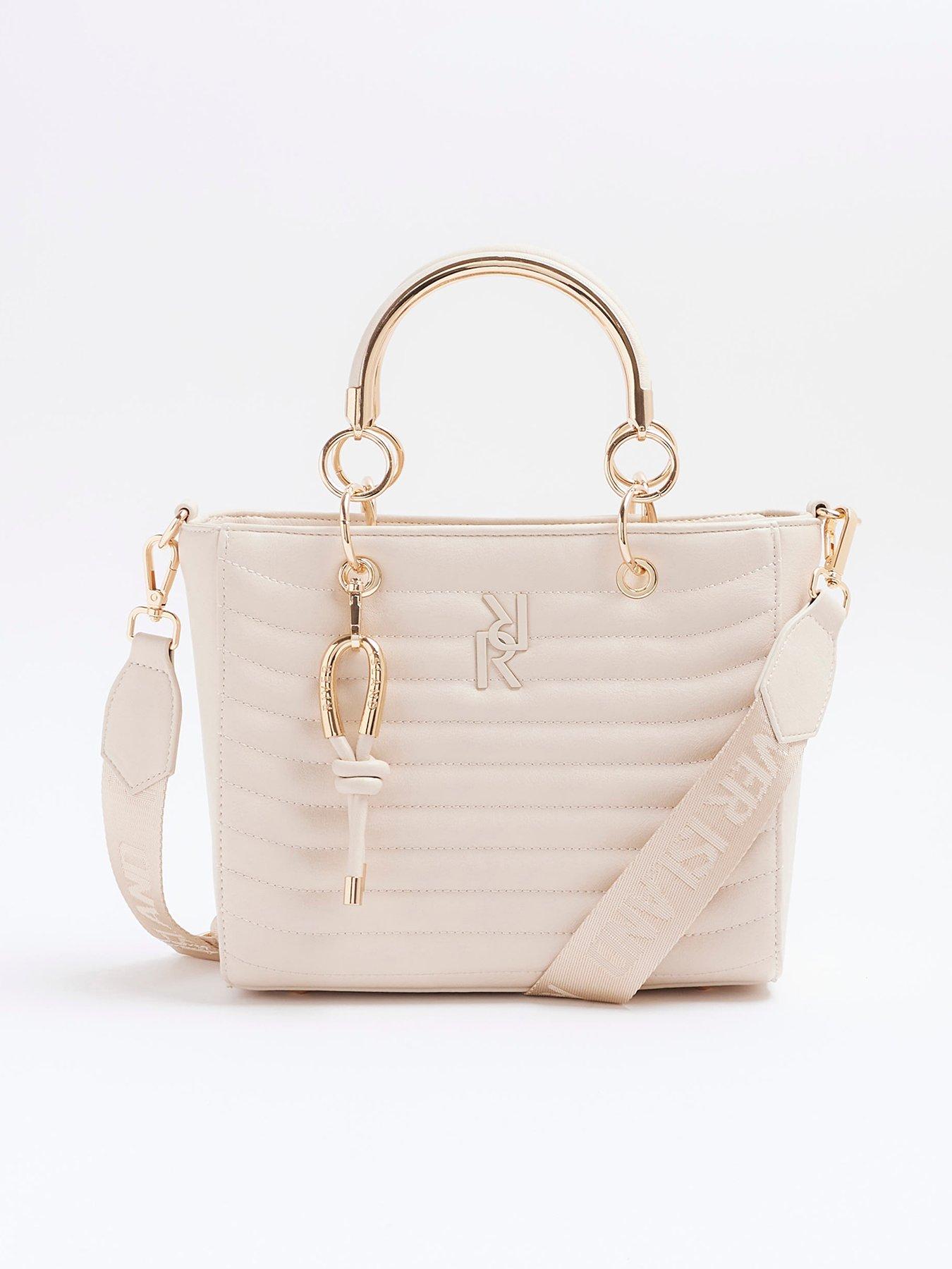 river-island-drench-quilted-tote-cream