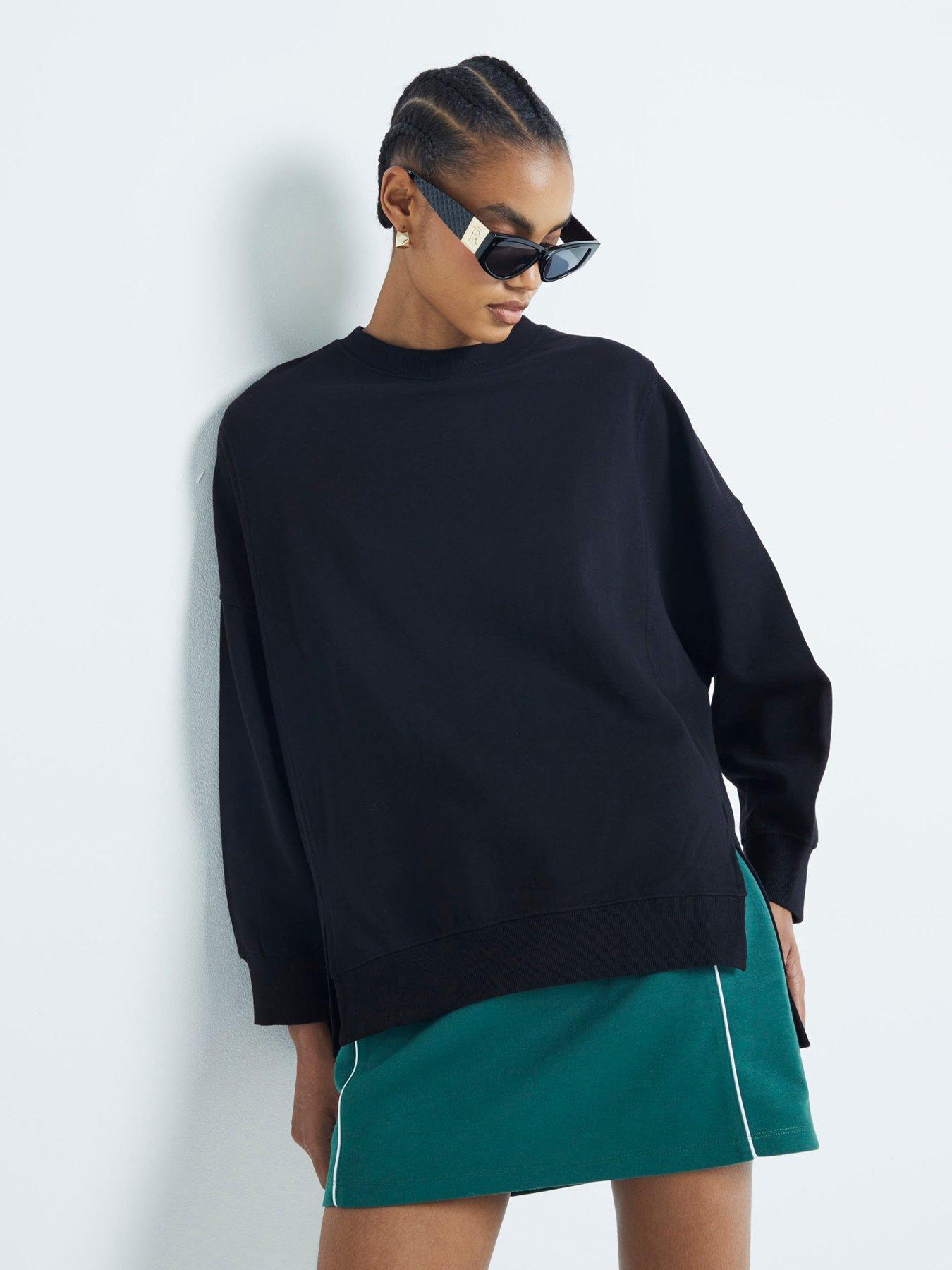 river-island-split-front-sweatshirt-blackoutfit