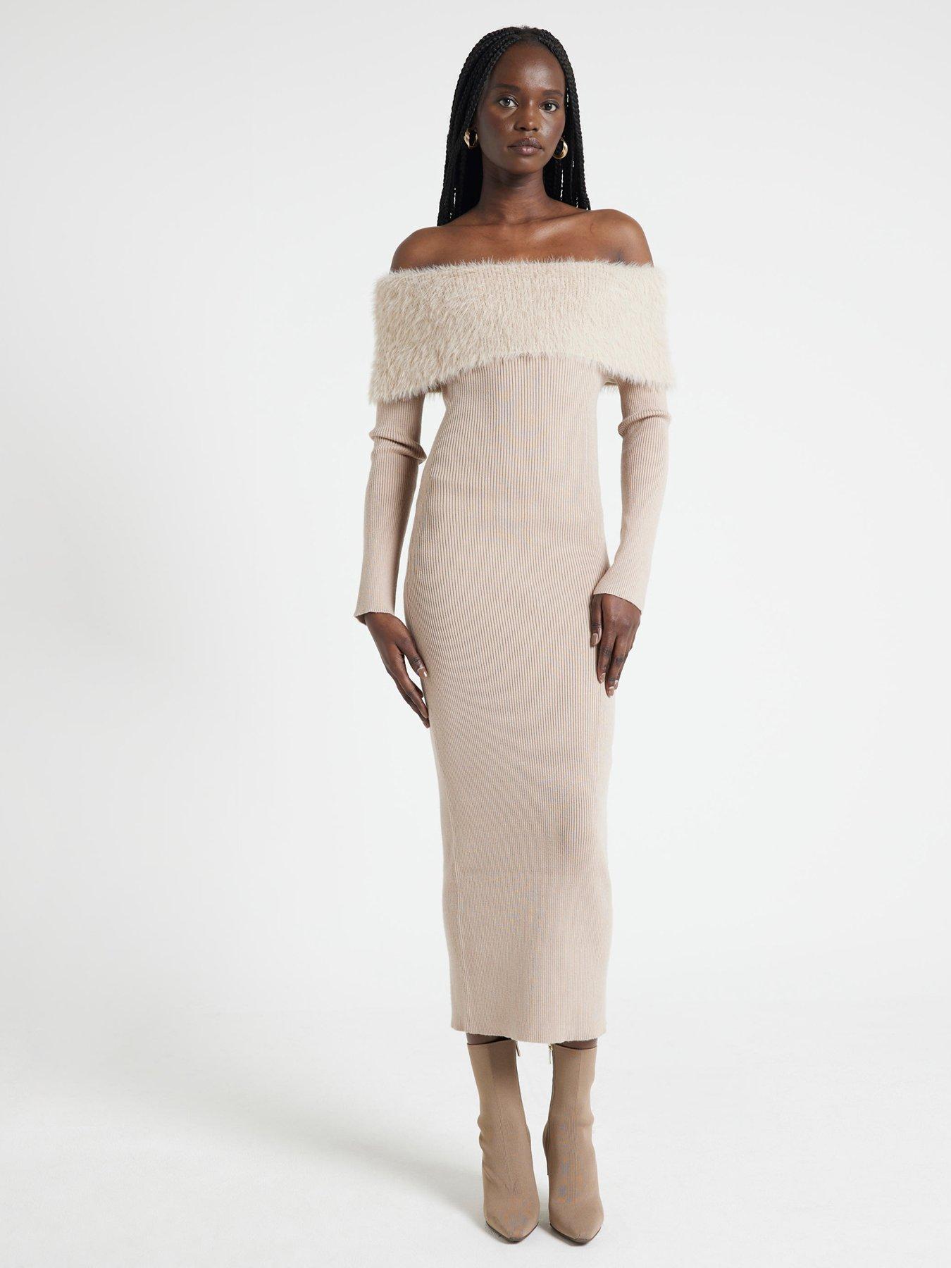 river-island-bardot-knit-midi-dress-beige