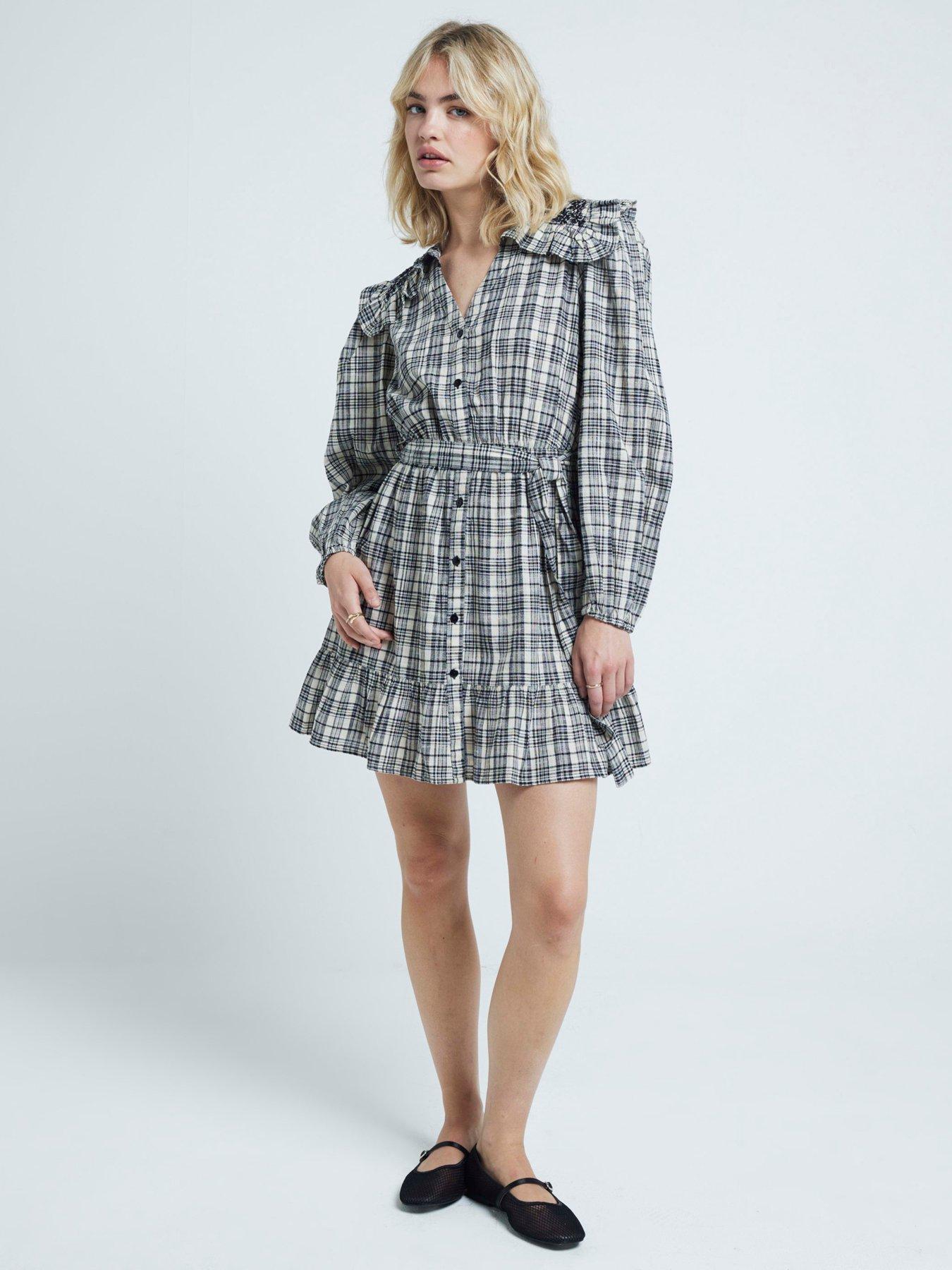 river-island-frill-collar-shirt-dress-greyfront