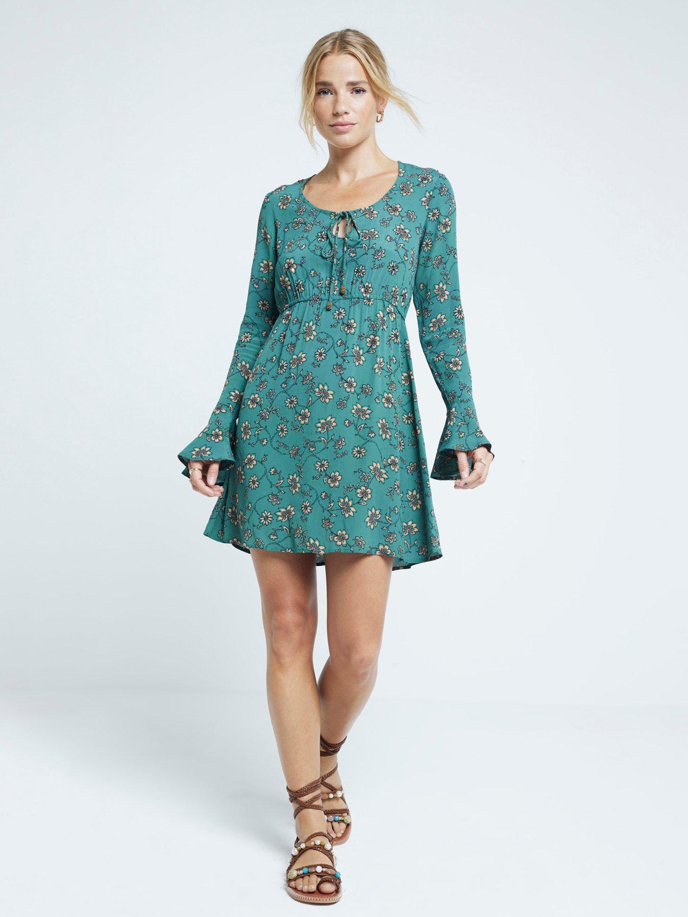 river-island-keyhole-mini-dress-greenback