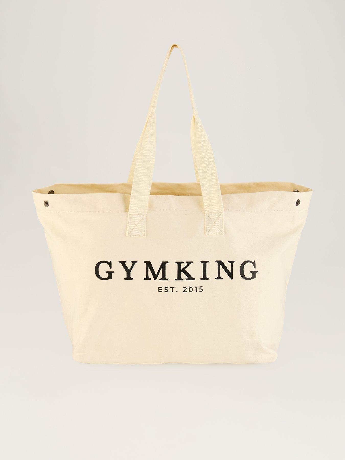 gym-king-unisex-established-tote-bag-naturalfront