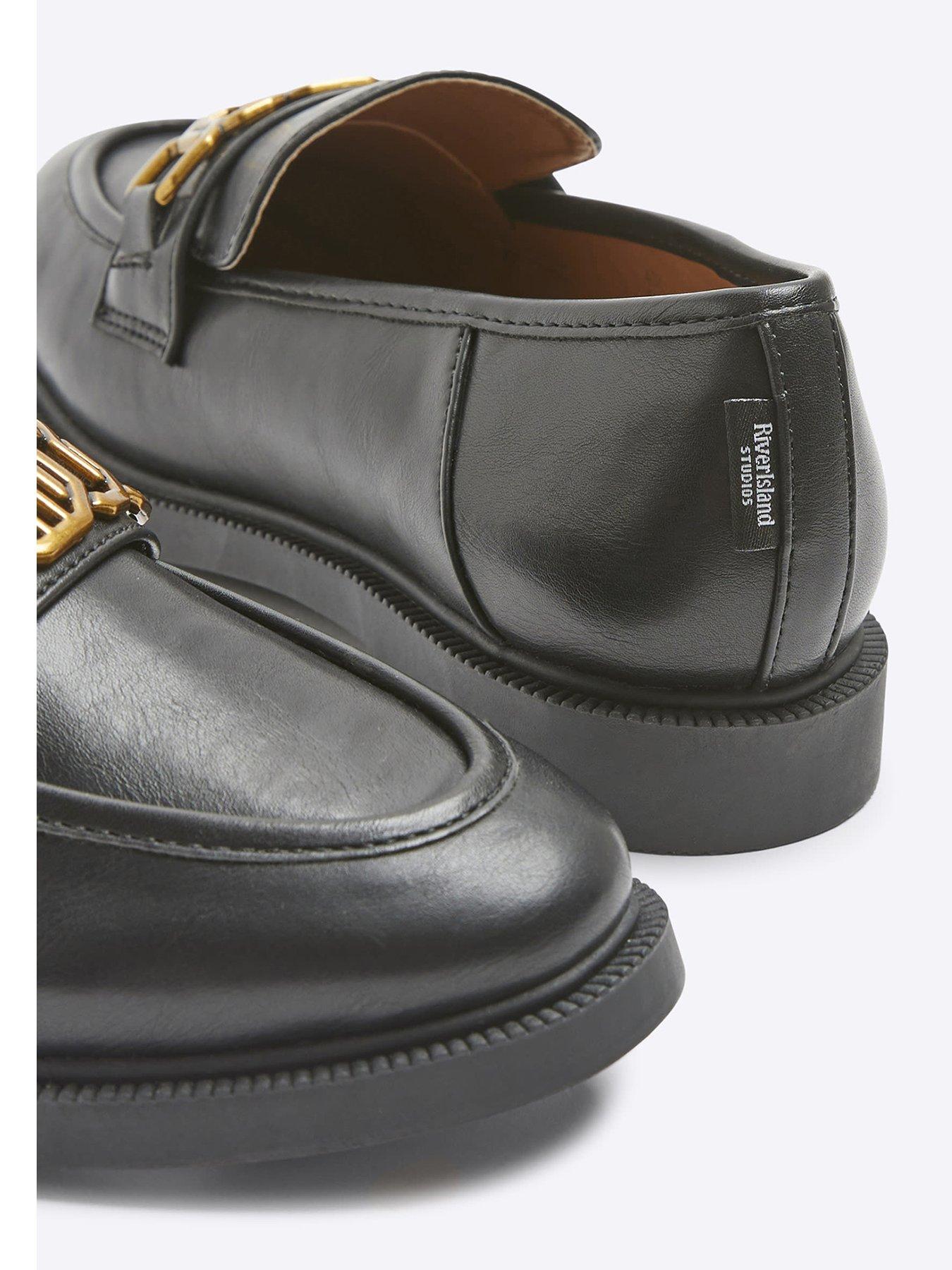 river-island-trim-flat-loafer-blackdetail