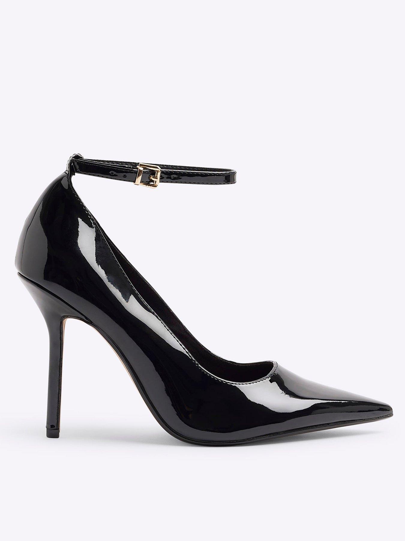 river-island-strap-detail-pointed-court-shoe-blackfront