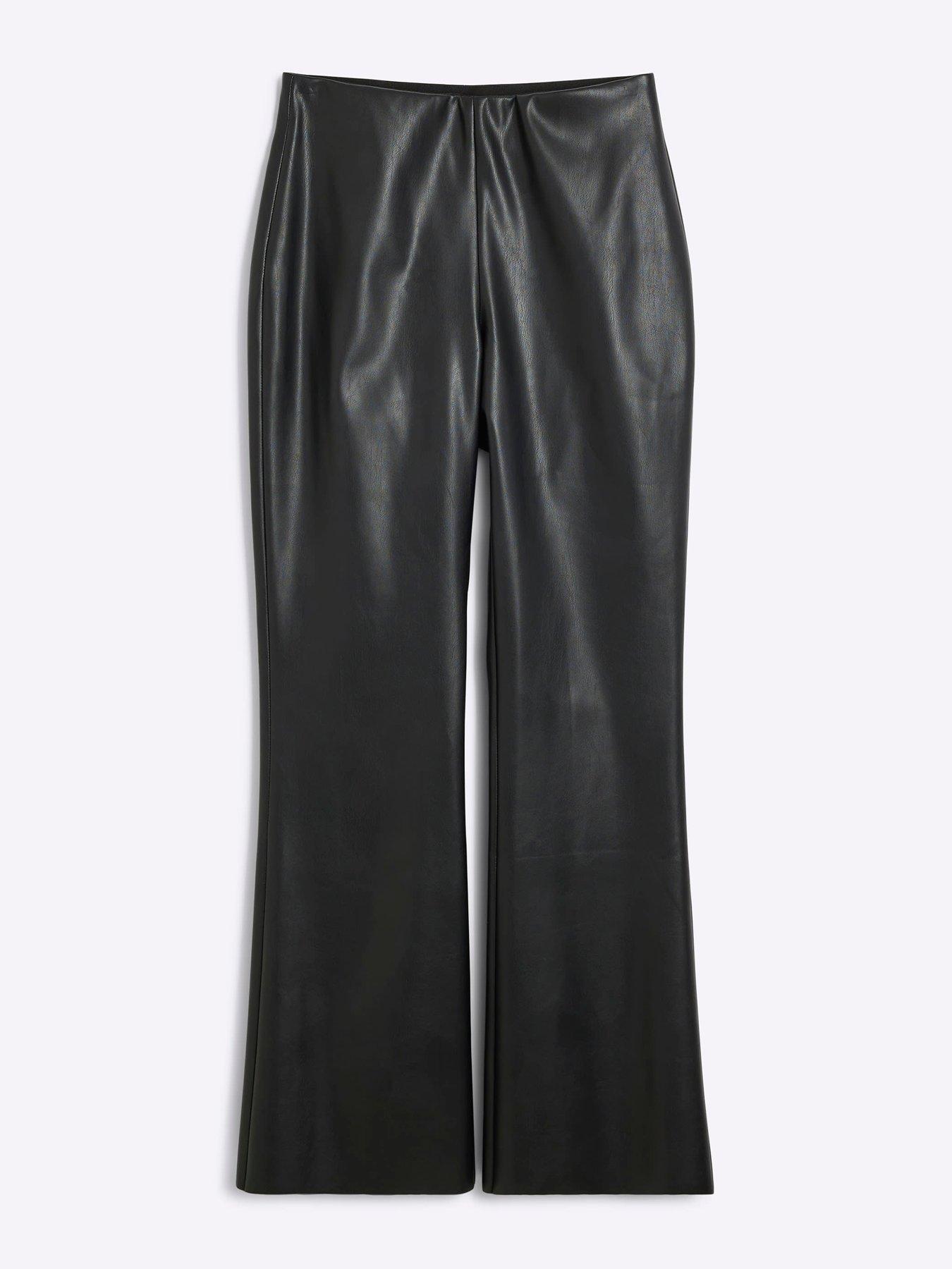 ri-petite-petite-faux-leather-flared-trouser-blackdetail