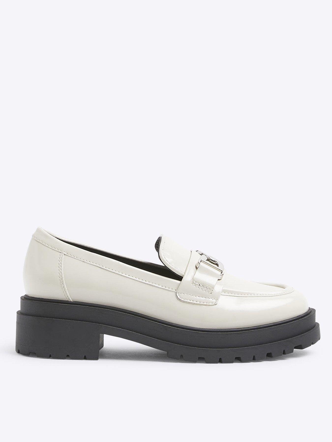 river-island-trim-chunky-loafer-cream