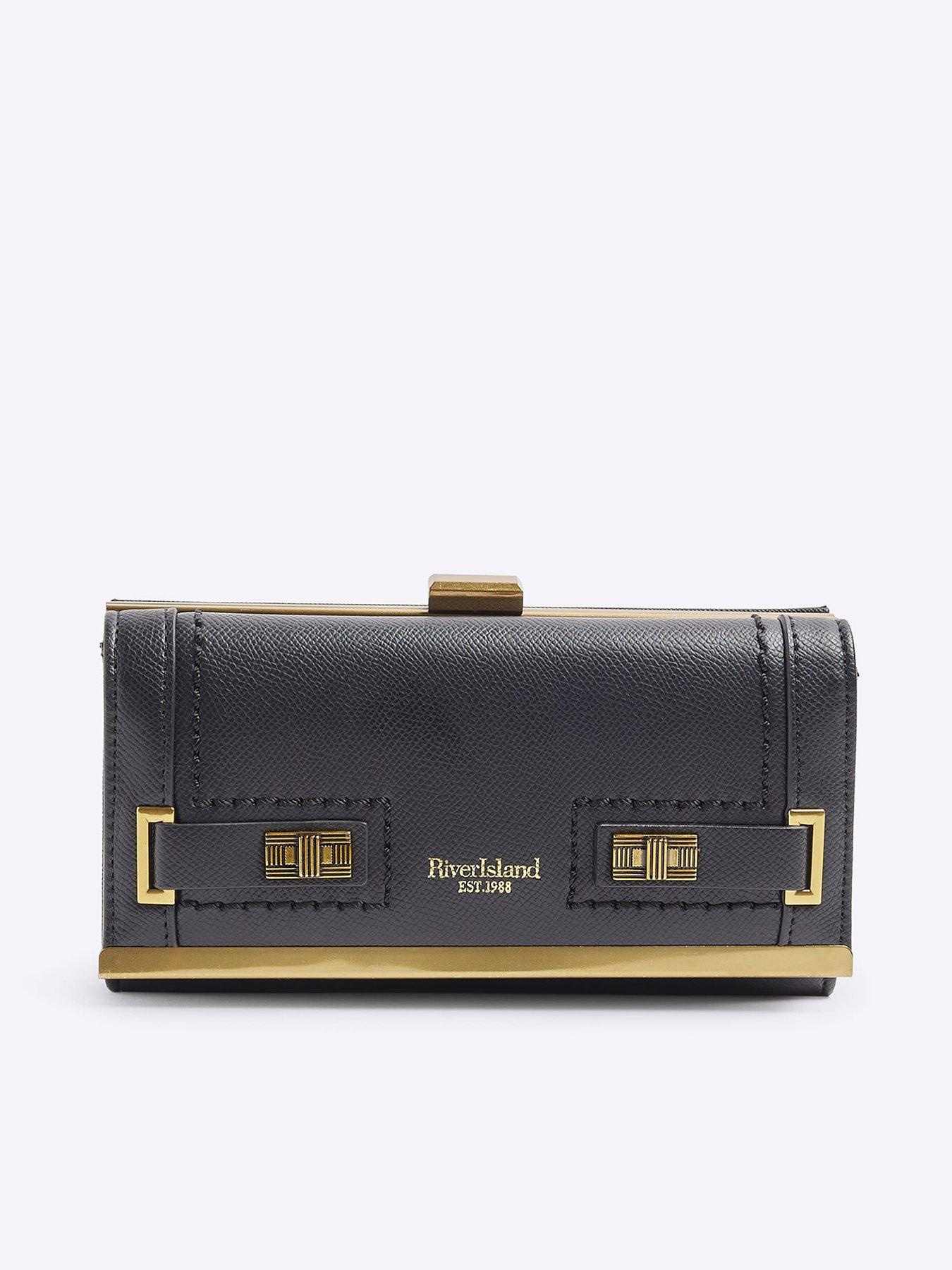 river-island-lock-front-purse-black