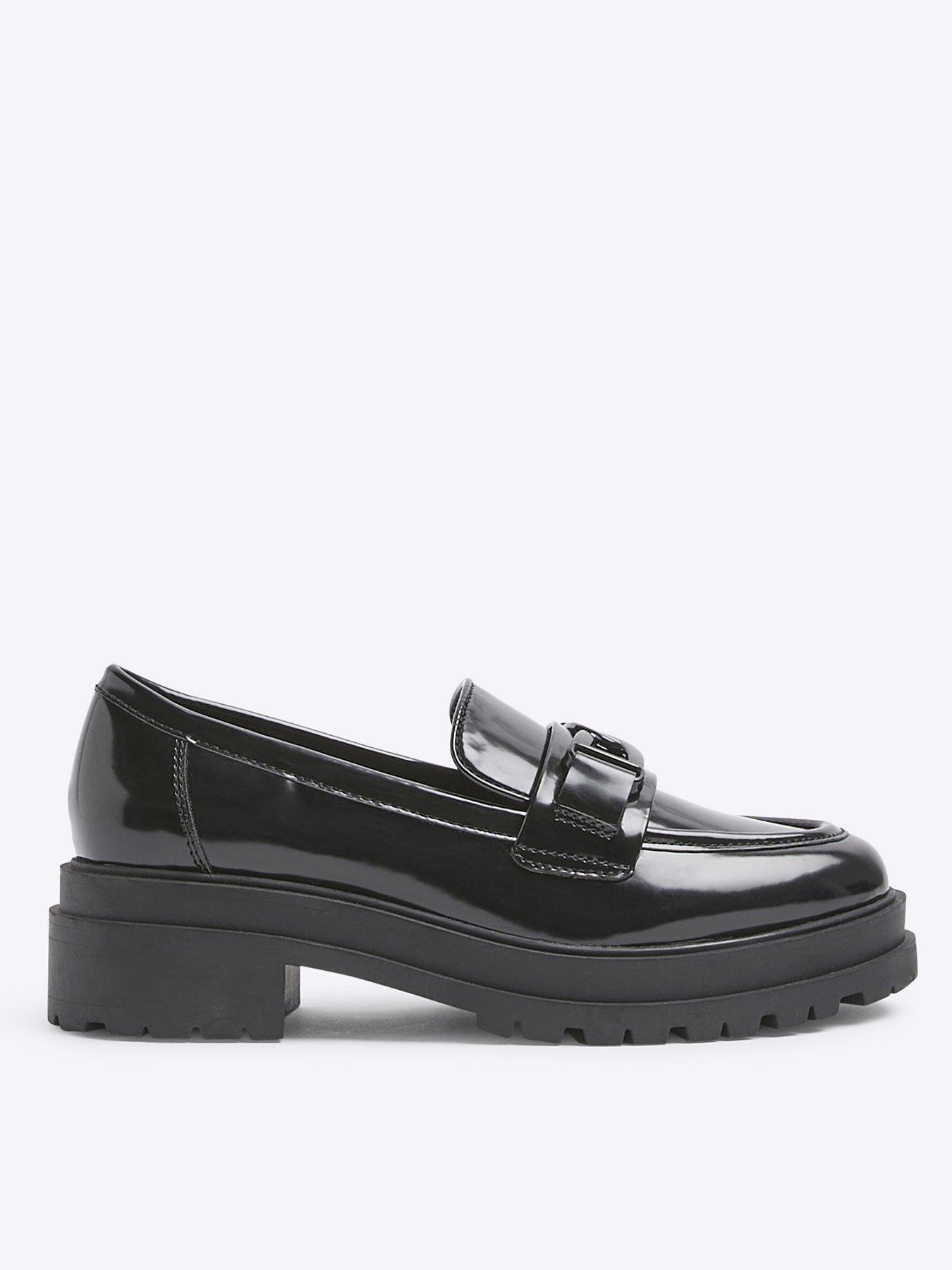 river-island-trim-chunky-loafer-black