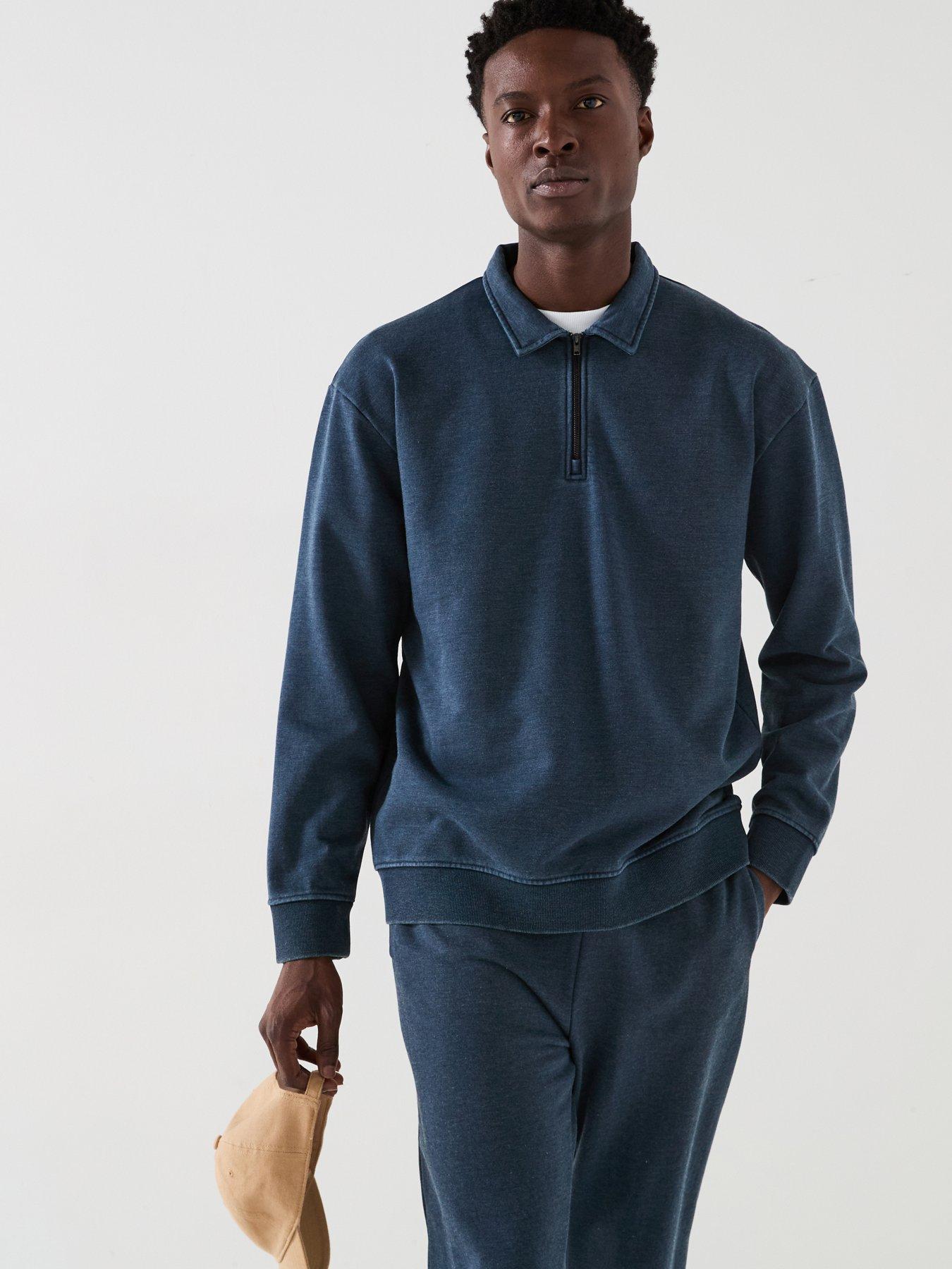 very-man-heavyweight-14-zip-sweat-navy