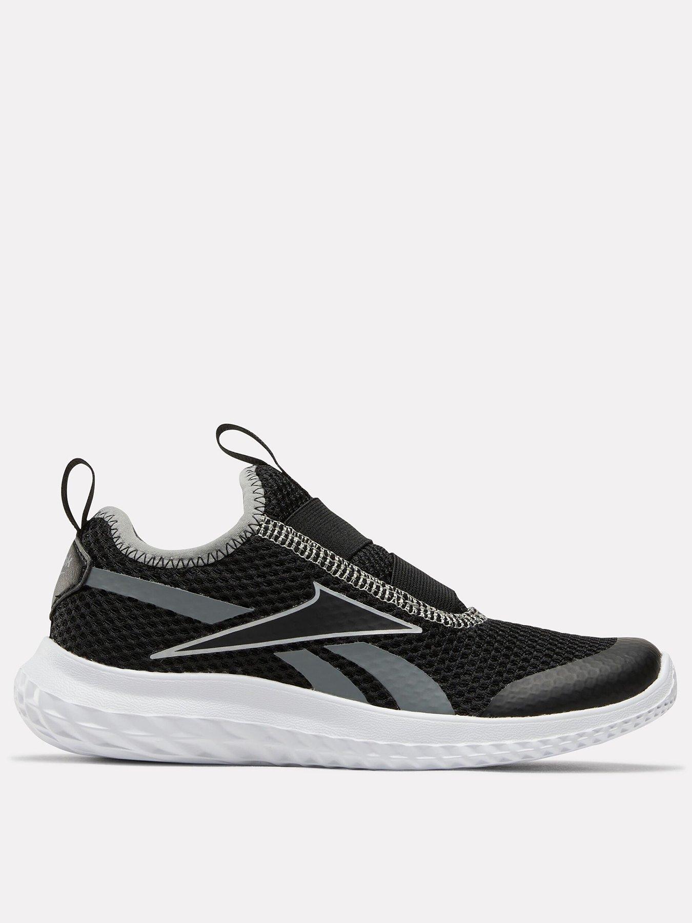 reebok-boys-running-rush-runner-slip-on-trainers-blackfront