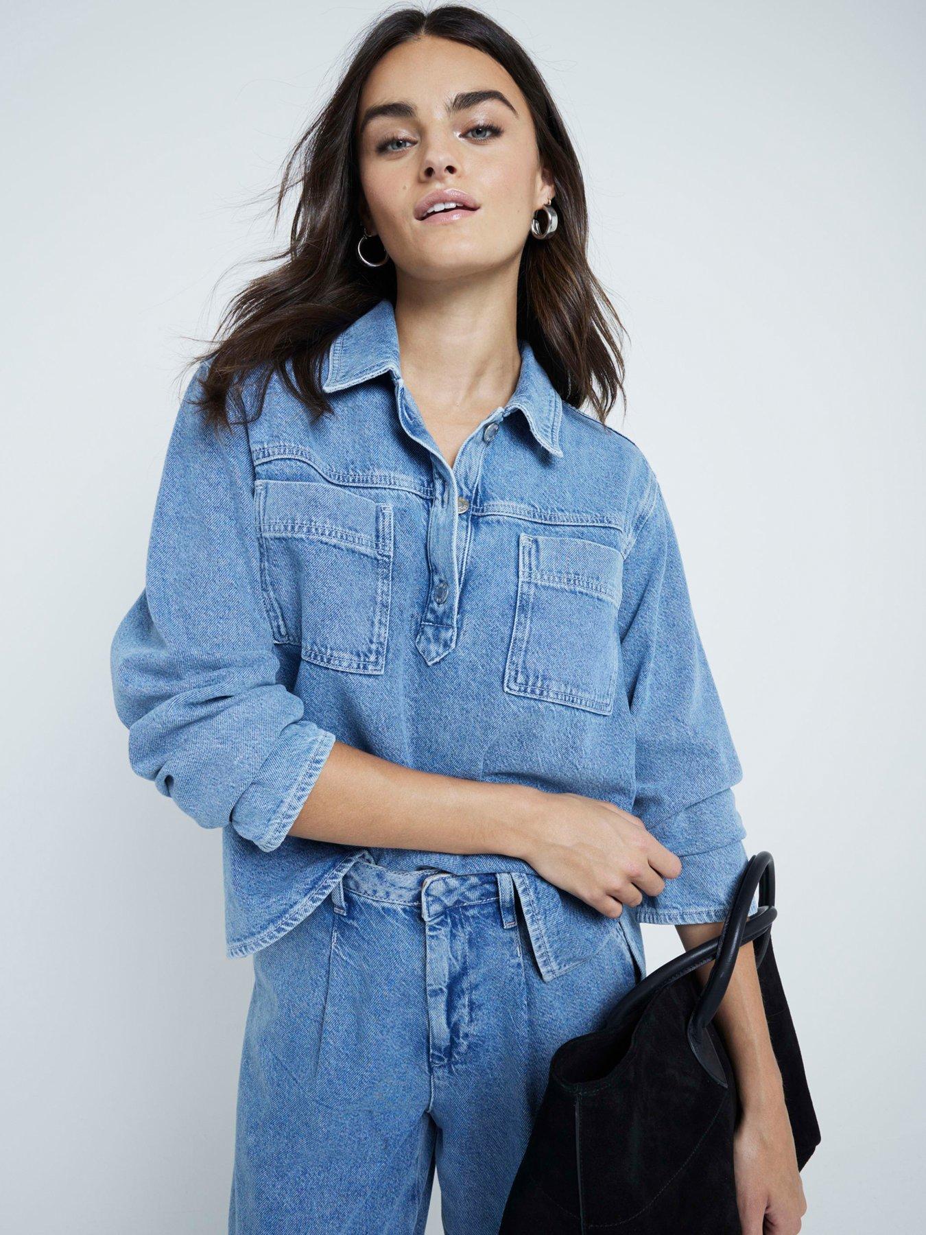 river-island-denim-tunic-dark-denim