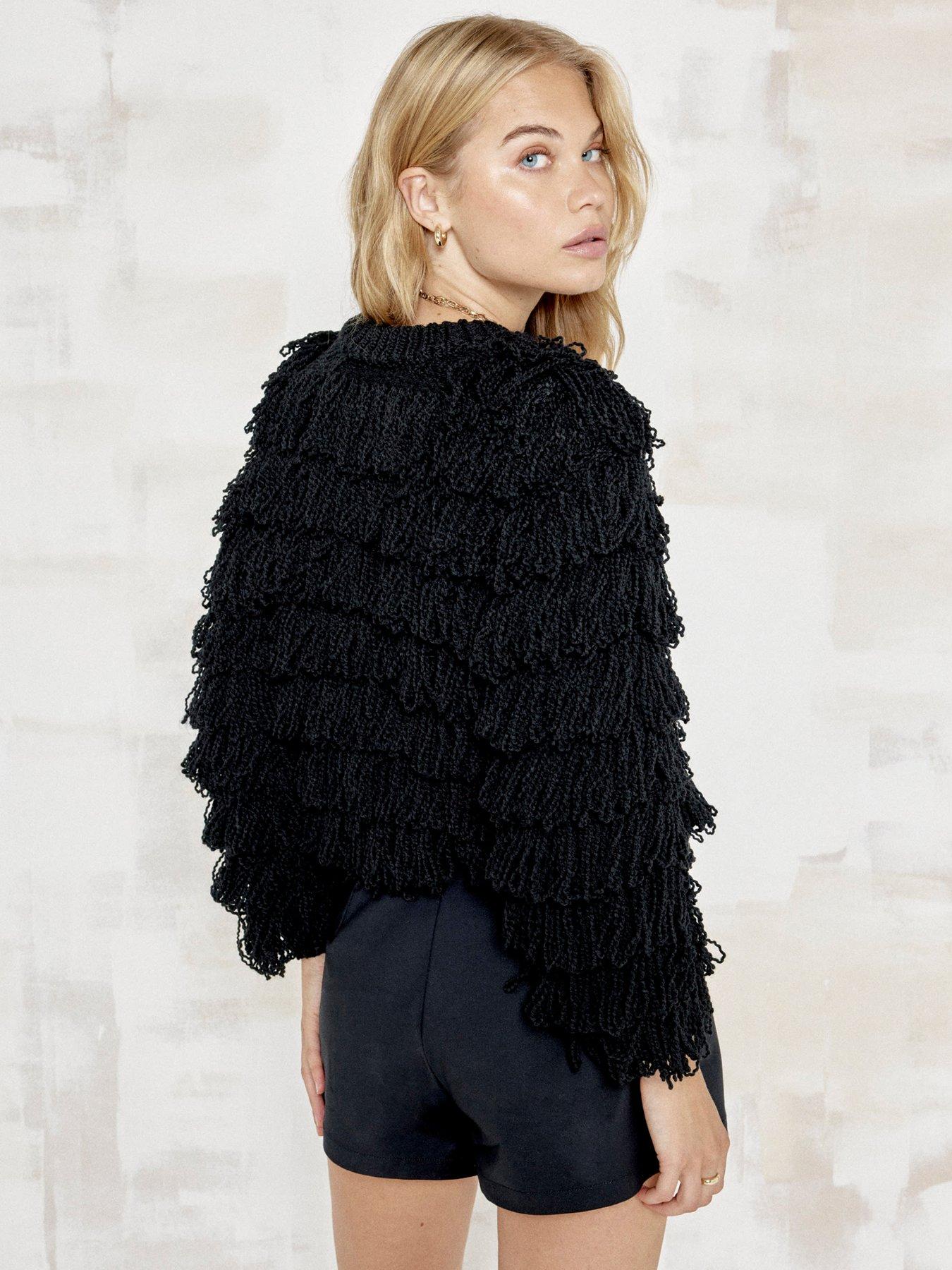 river-island-fringed-cable-knit-jumper-blackstillFront