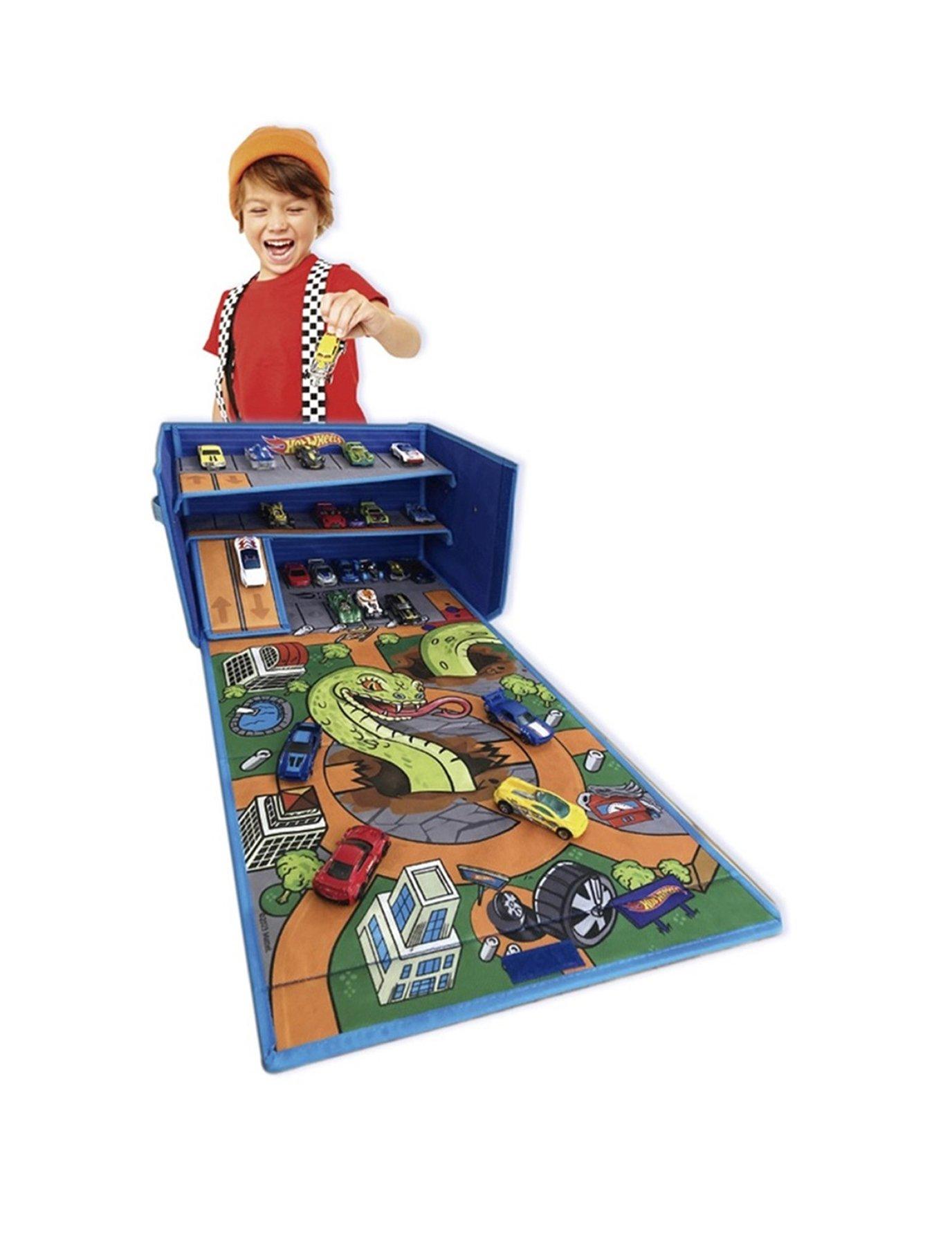 Image of Hot Wheels Flex Cube playmat Garage storage