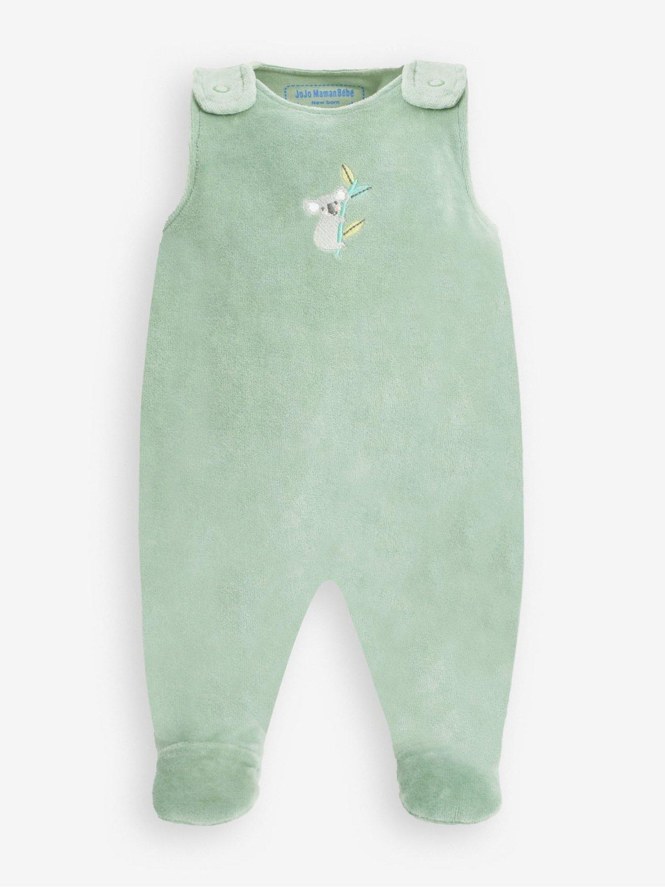 jojo-maman-bebe-unisex-2-piece-koala-dungaree-set-greenoutfit