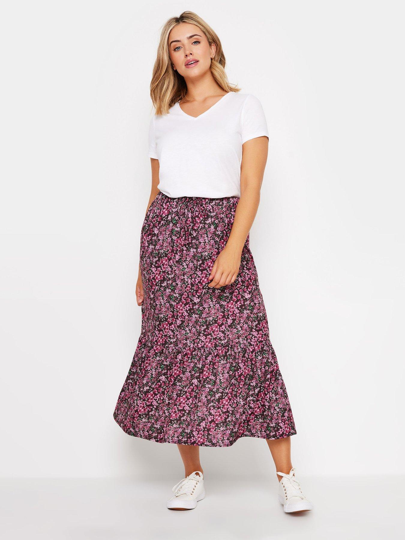 mco-floral-tiered-waist-skirt-pinkback