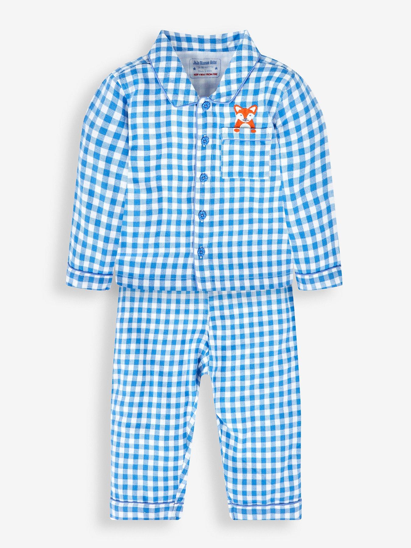 jojo-maman-bebe-boys-fox-classic-check-pyjamas-blue