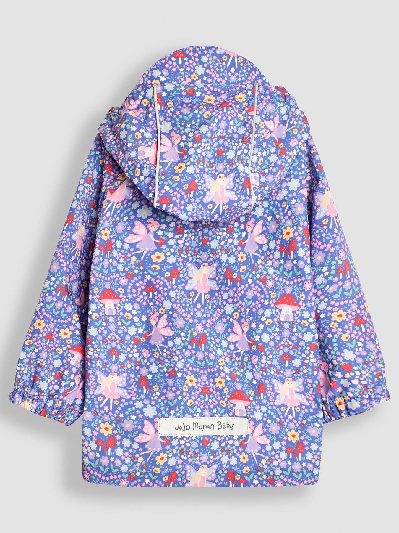 Image 2 of 4 of JoJo Maman Bebe Unisex Pack-Away Rain Jacket - Purple