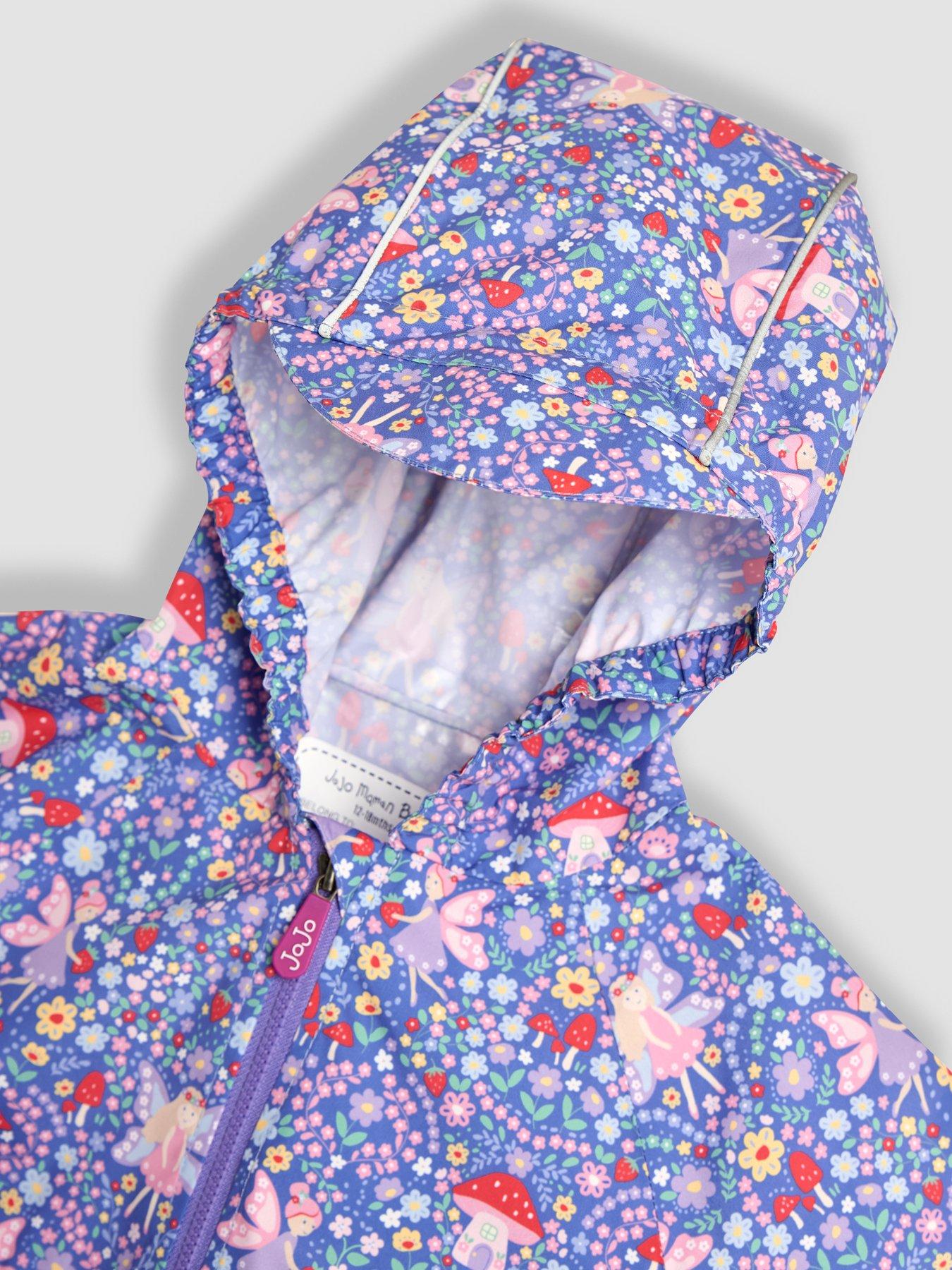 Image 3 of 4 of JoJo Maman Bebe Unisex Pack-Away Rain Jacket - Purple