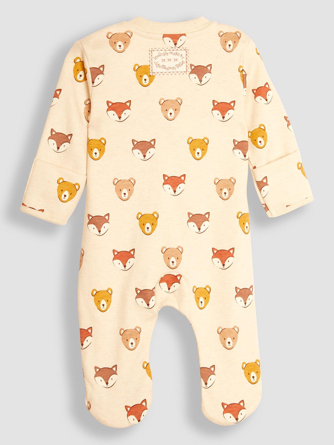 jojo-maman-bebe-boys-woodland-friends-zip-sleepsuit-beigeback