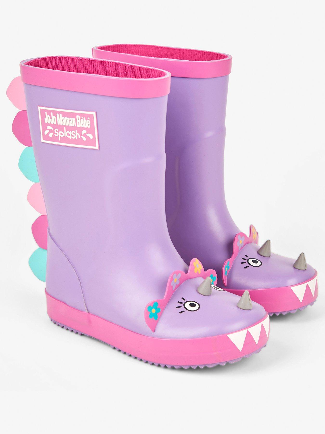 jojo-maman-bebe-girls-dino-wellies-purplestillFront