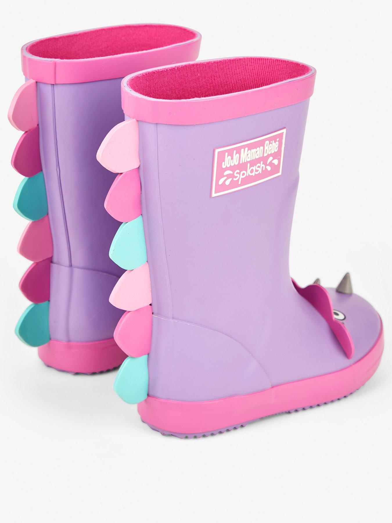 jojo-maman-bebe-girls-dino-wellies-purpleback