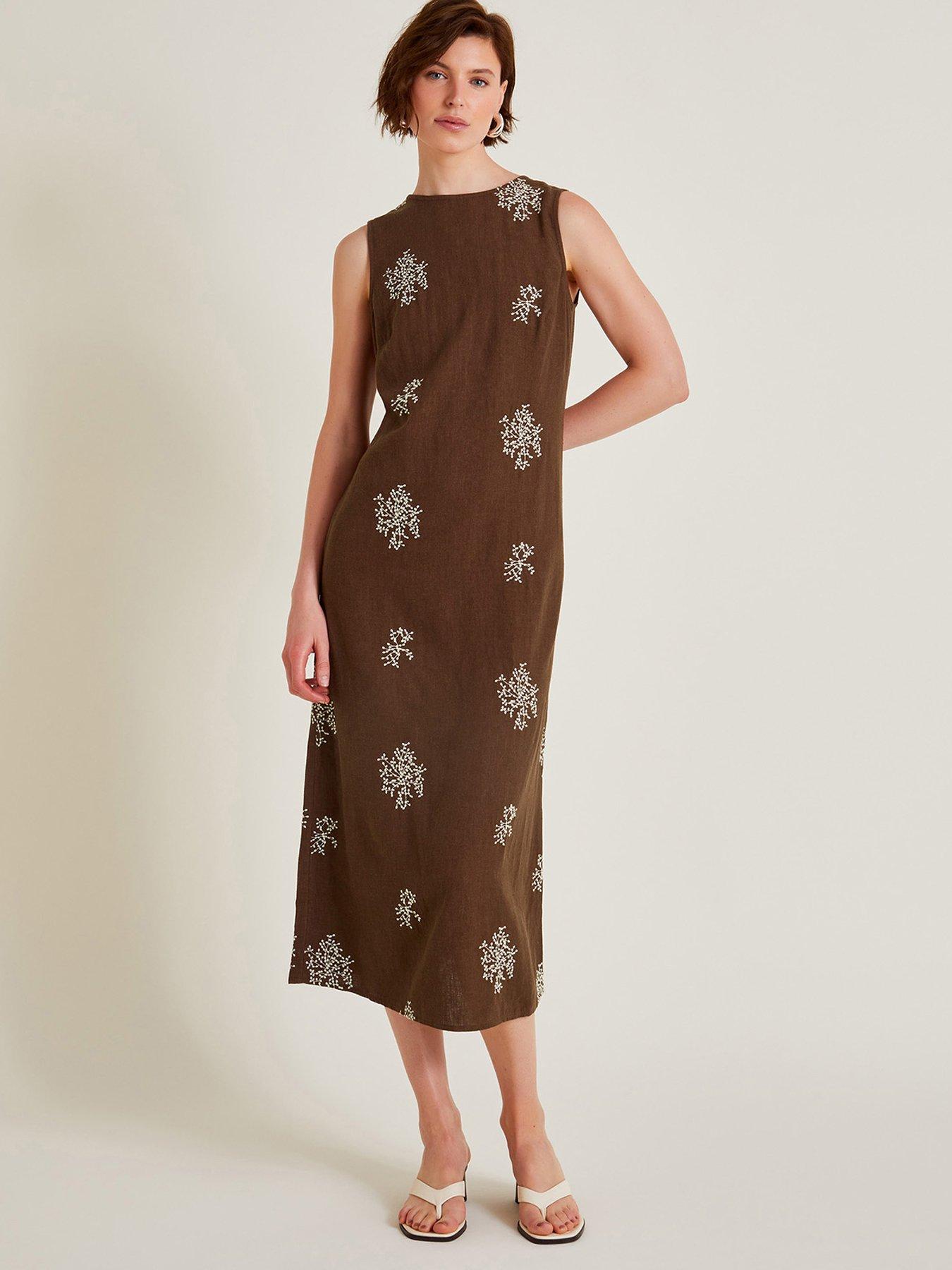 monsoon-aria-embroiderd-dress-brown