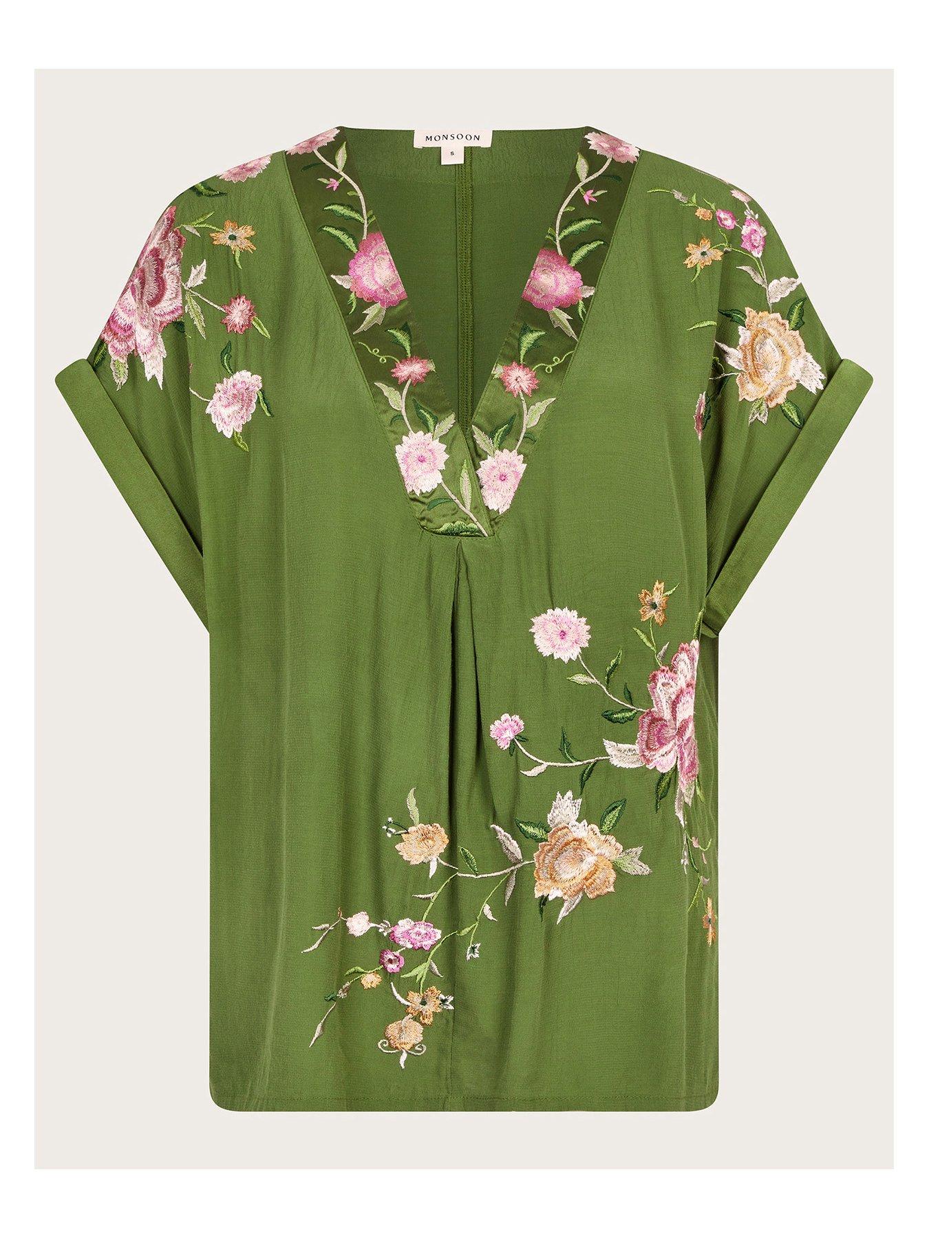 monsoon-alice-longline-top-greendetail