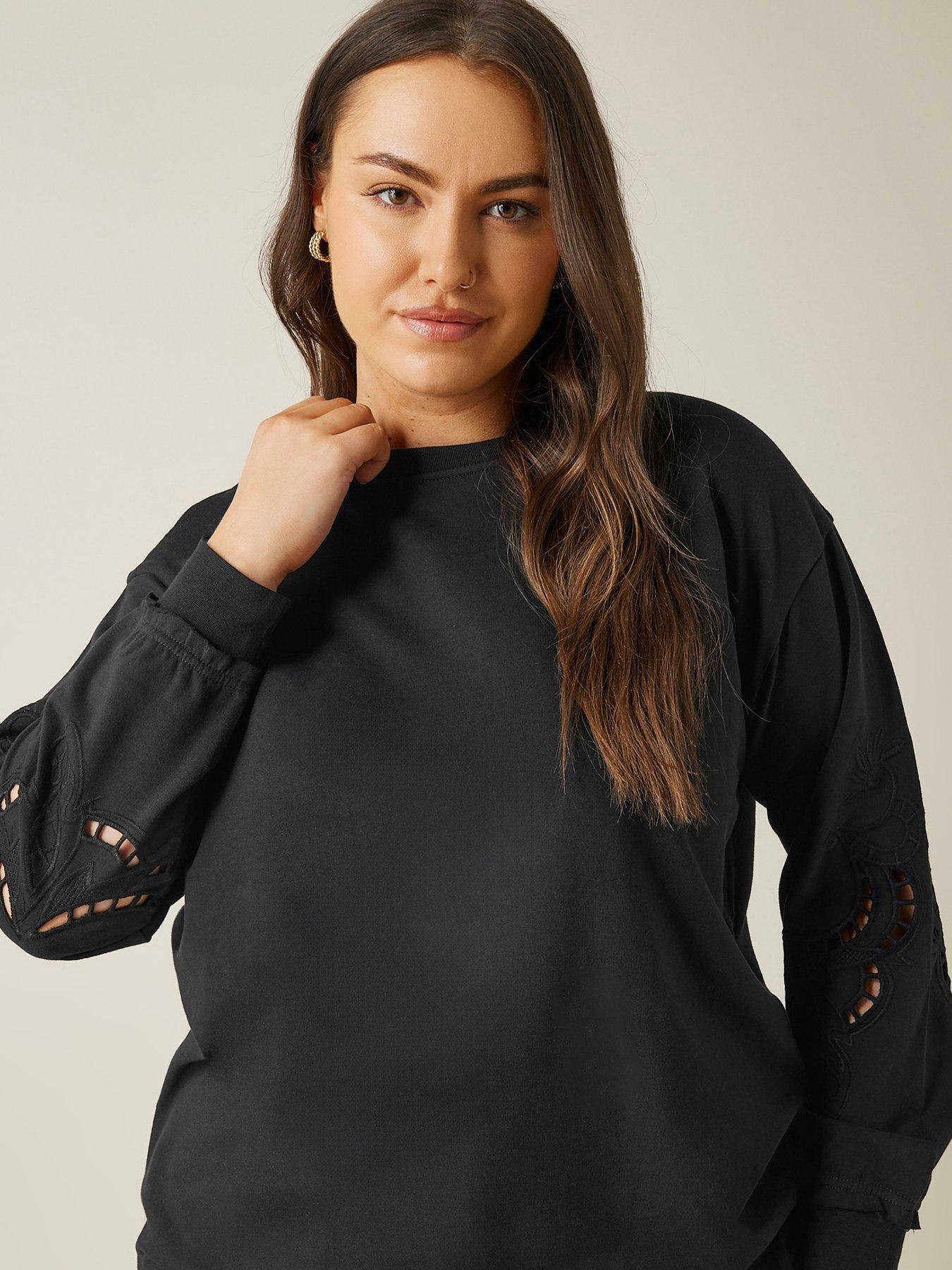 evans-cutwork-crew-neck-sweatshirt-blackoutfit