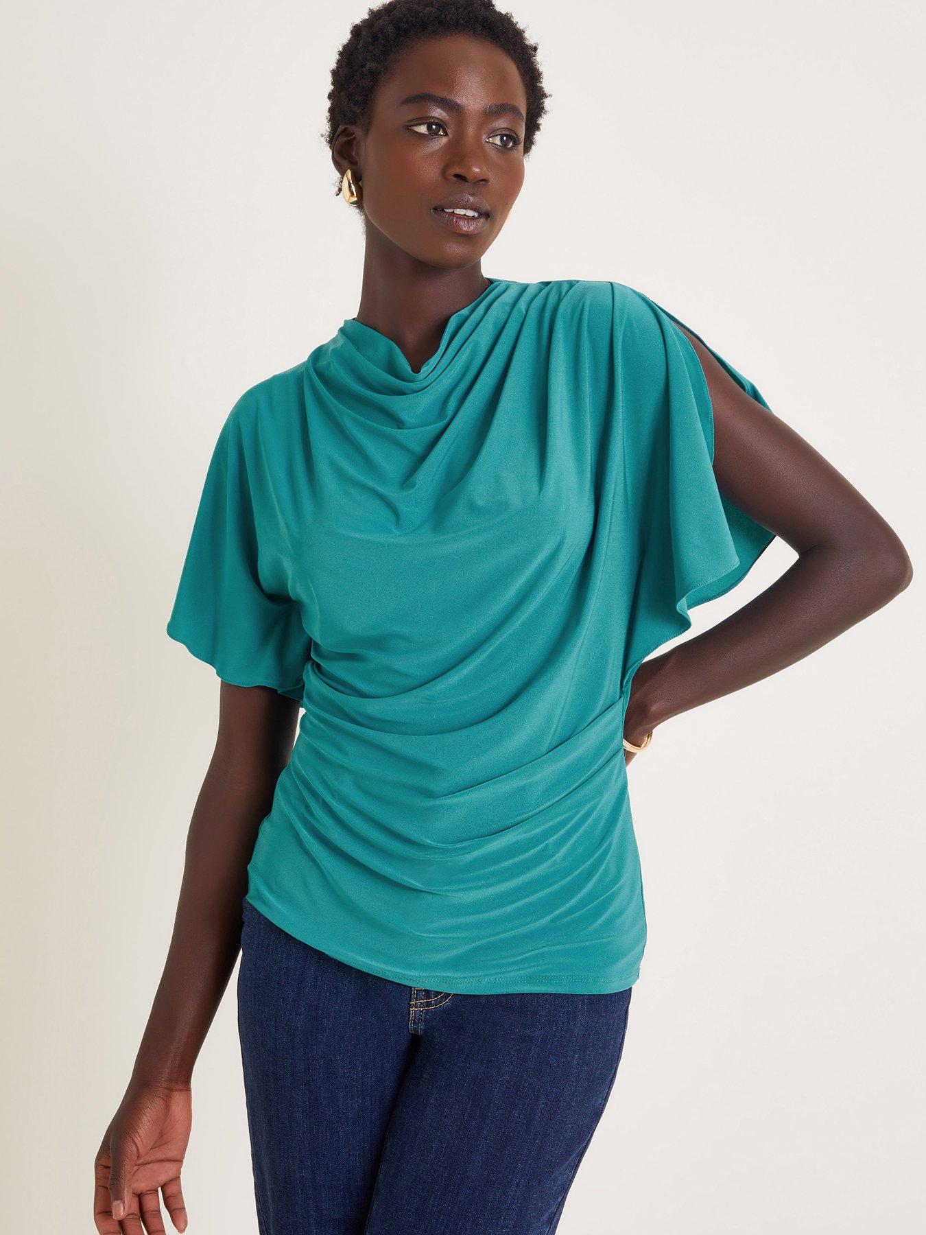 monsoon-deb-drape-jersey-top-teal