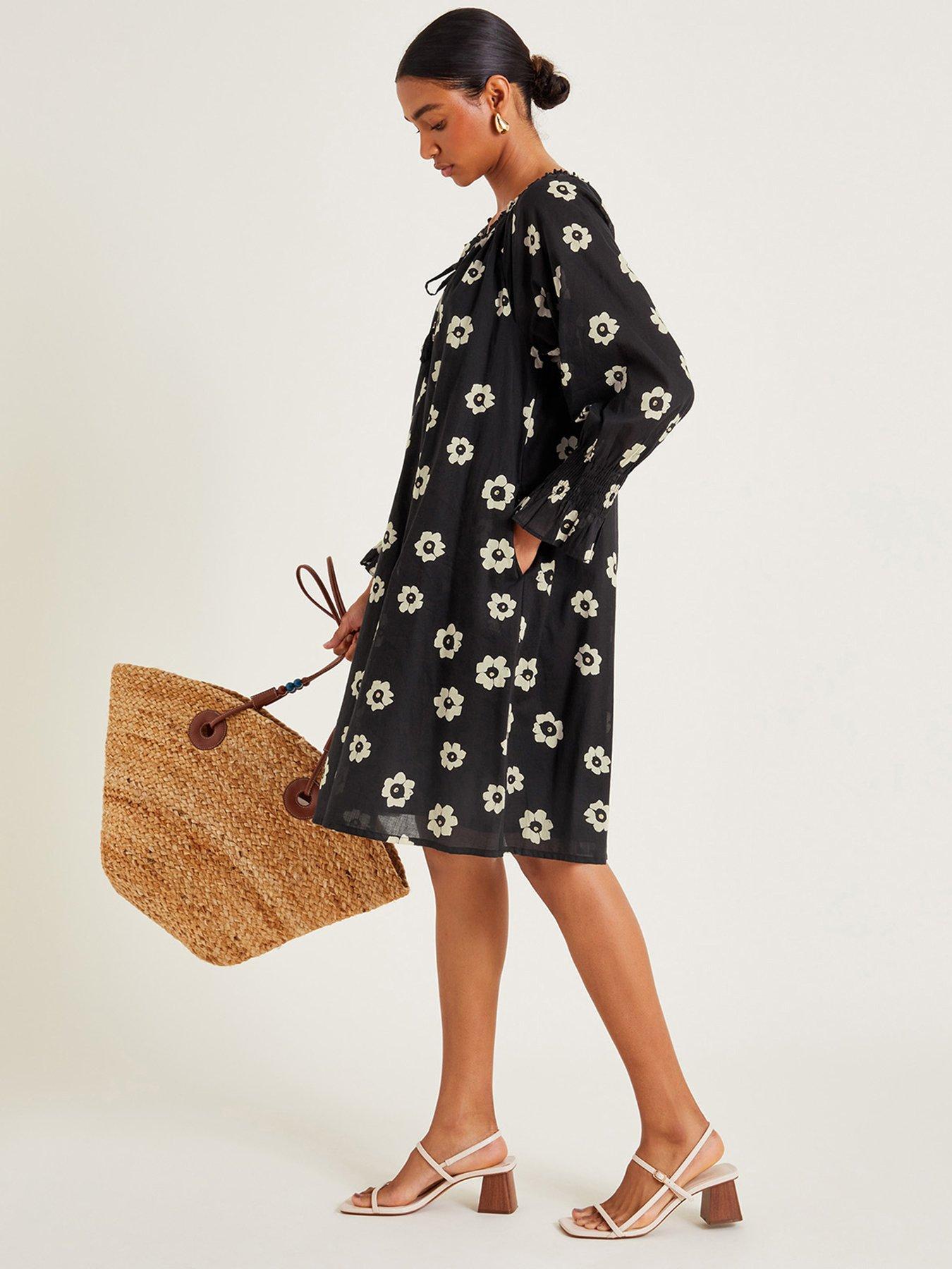 monsoon-lei-floral-print-midinbspdress-blackdetail