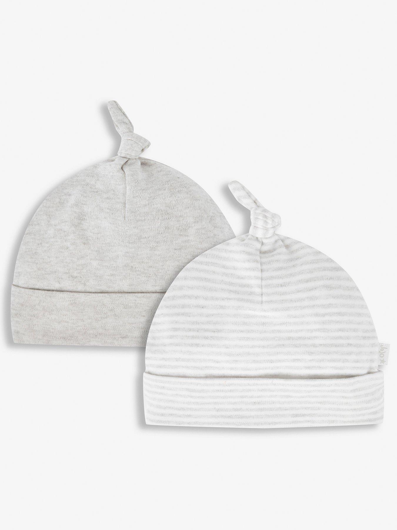 jojo-maman-bebe-unisex-2-pack-baby-hats-greyfront