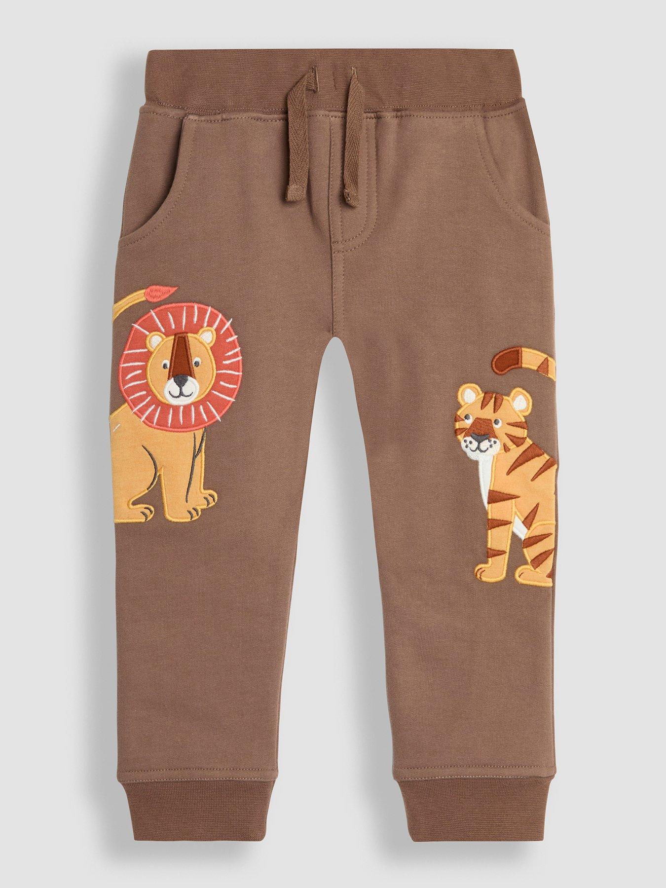 jojo-maman-bebe-boys-safari-animal-applique-joggers-brown