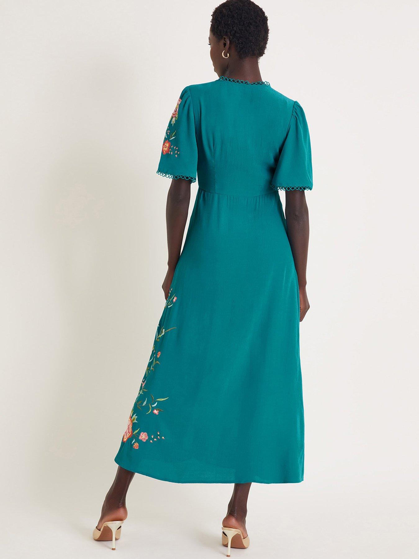 monsoon-mya-wrap-dress-tealstillFront