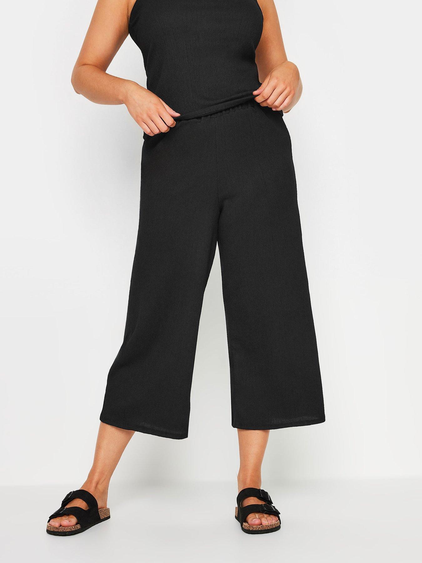 mco-textured-jersey-culotte-black