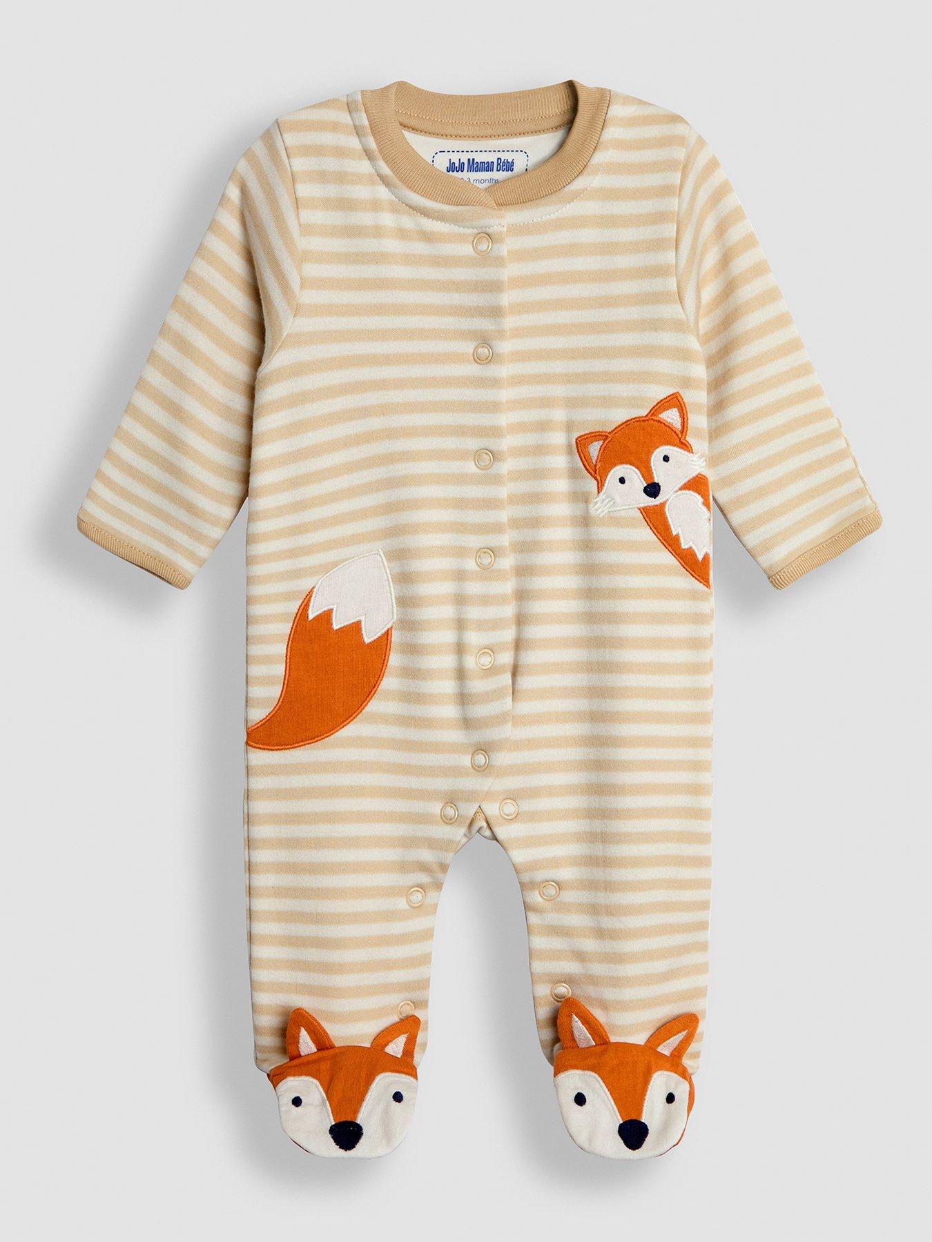 jojo-maman-bebe-boys-fox-applique-zip-sleepsuit-beige