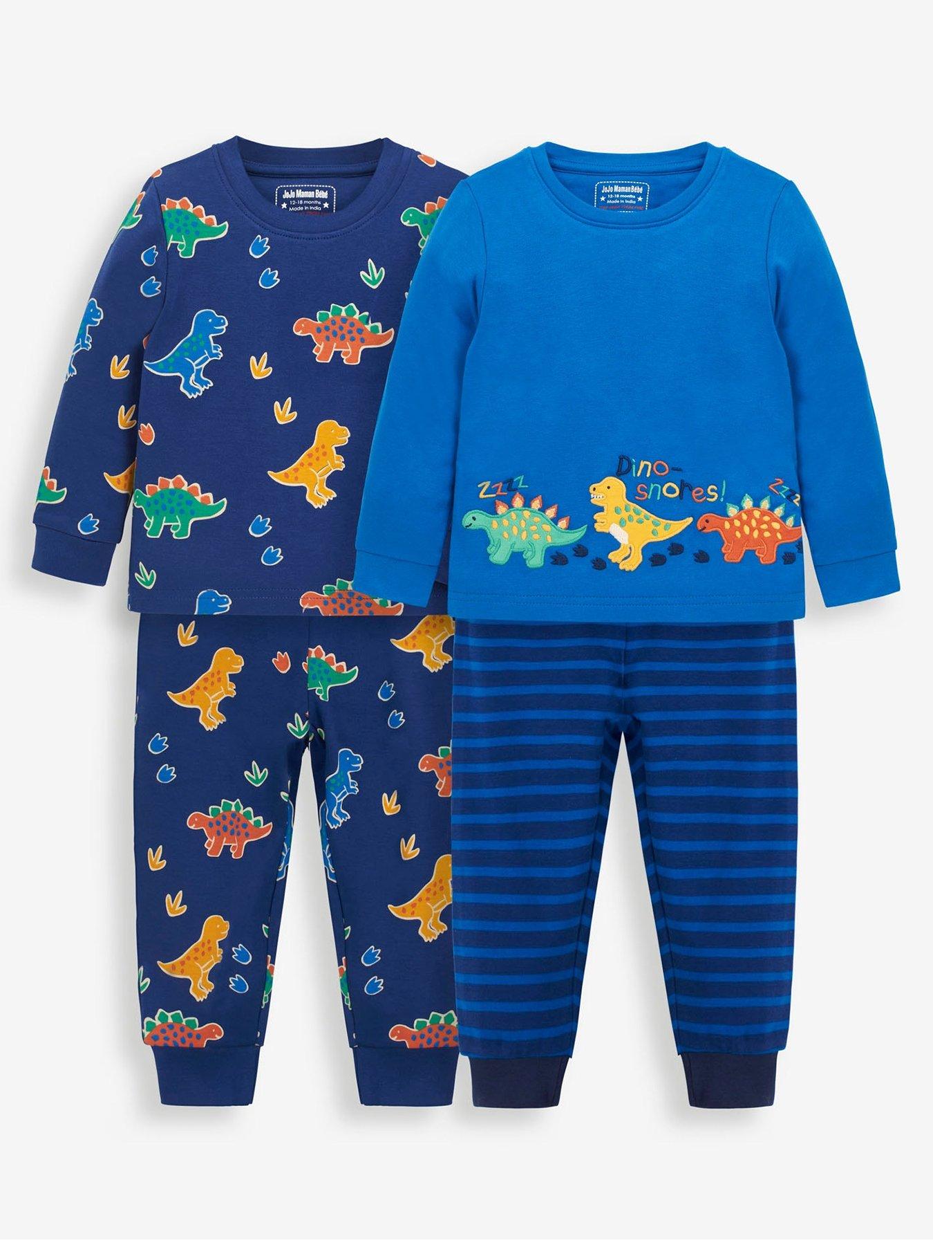 jojo-maman-bebe-boys-2-pack-dino-jersey-pyjamas-navy