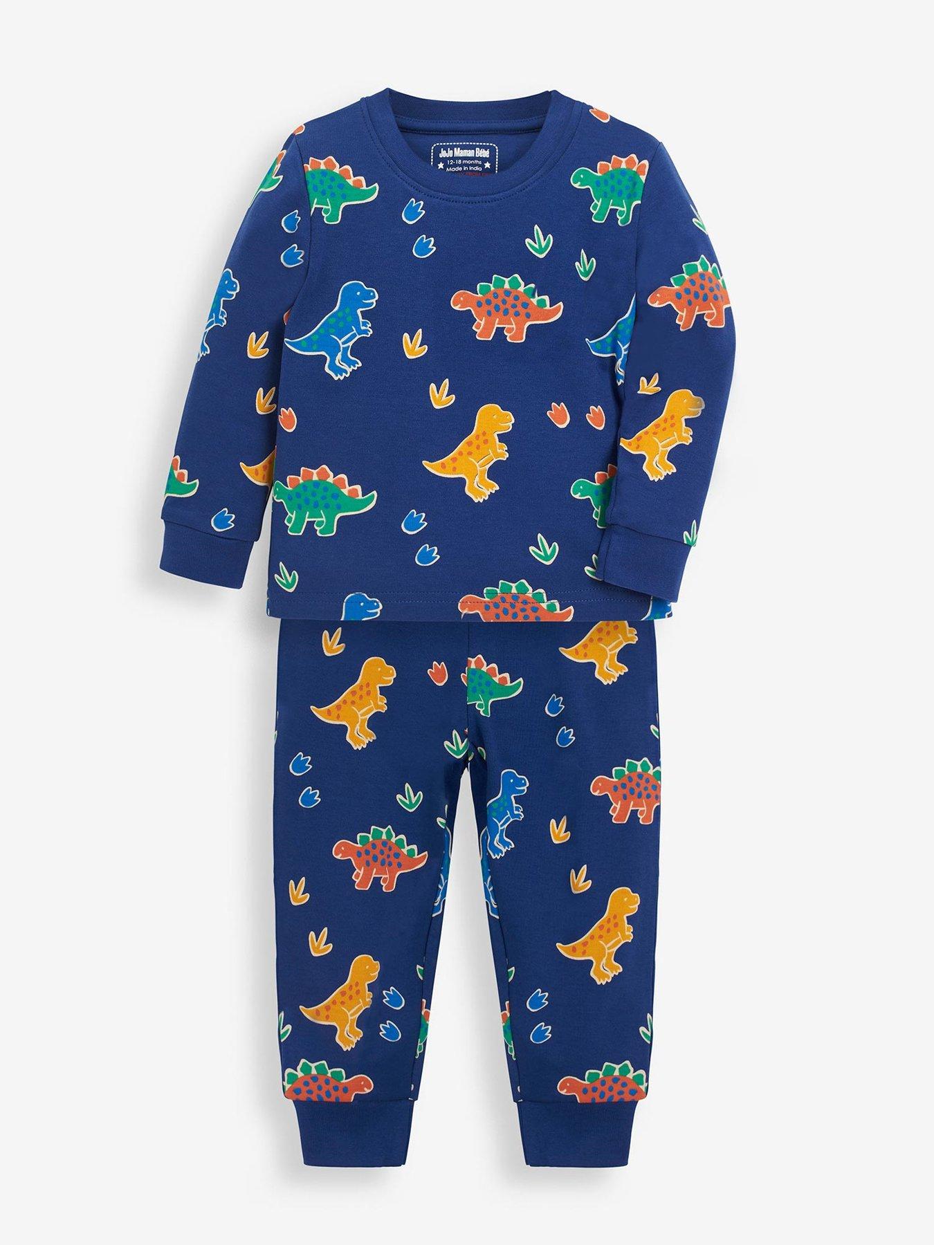 jojo-maman-bebe-boys-2-pack-dino-jersey-pyjamas-navydetail