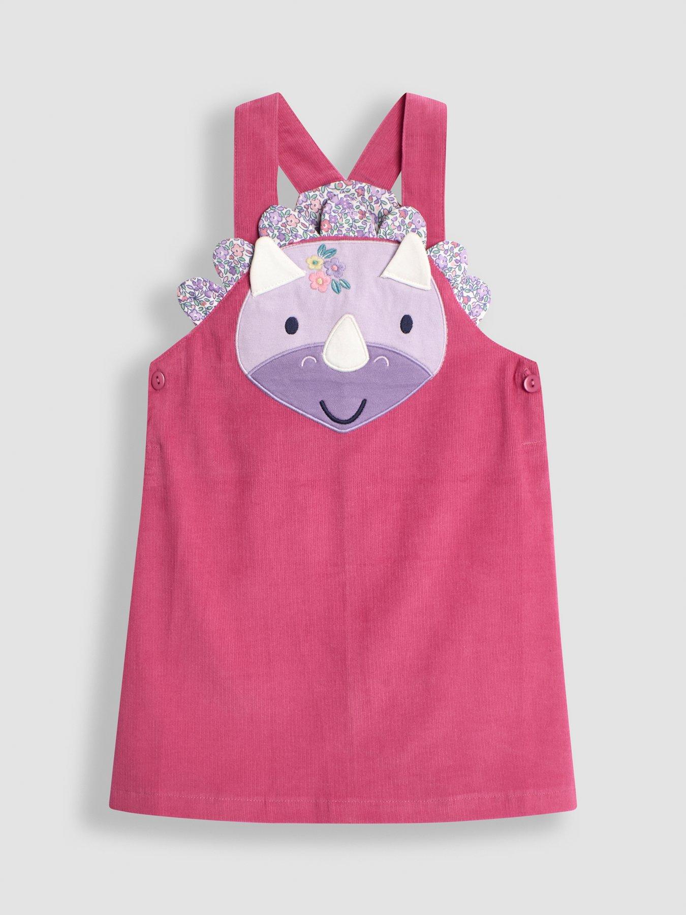 jojo-maman-bebe-girls-dino-applique-pinafore-dress-amp-top-set-pinkstillFront