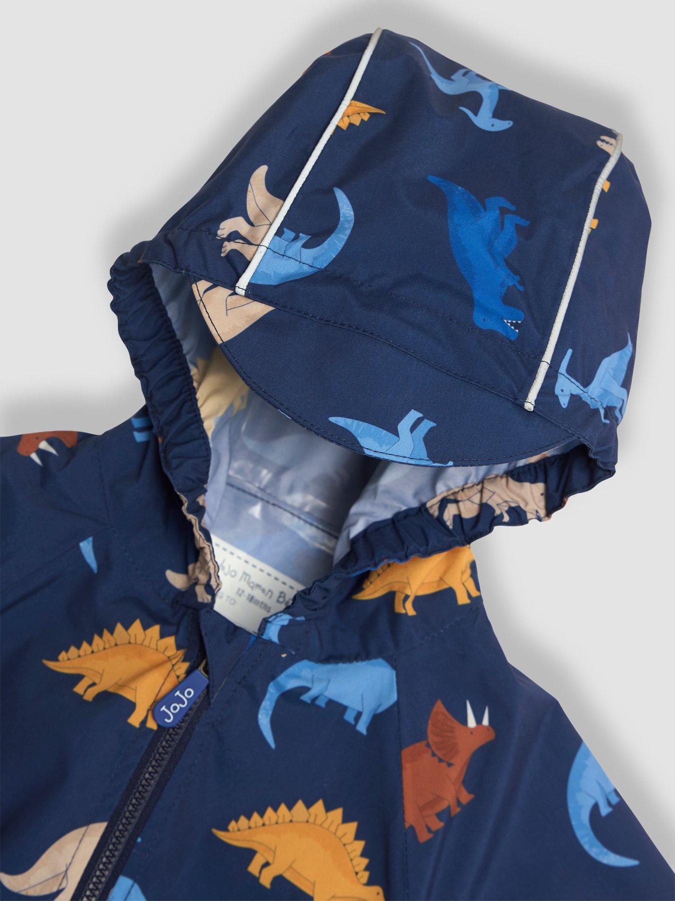 Image 3 of 4 of JoJo Maman Bebe Unisex Pack-Away Rain Jacket - Navy