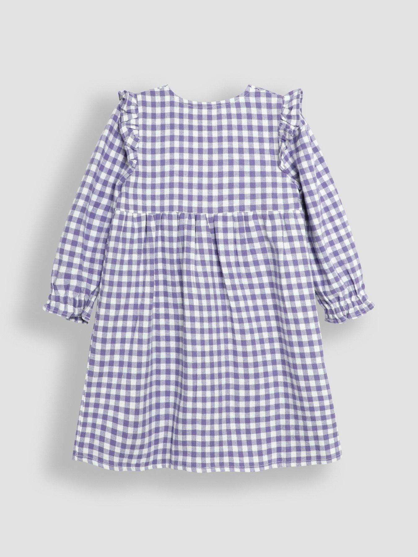 jojo-maman-bebe-girls-gingham-button-through-smocked-dress-set-purplestillFront