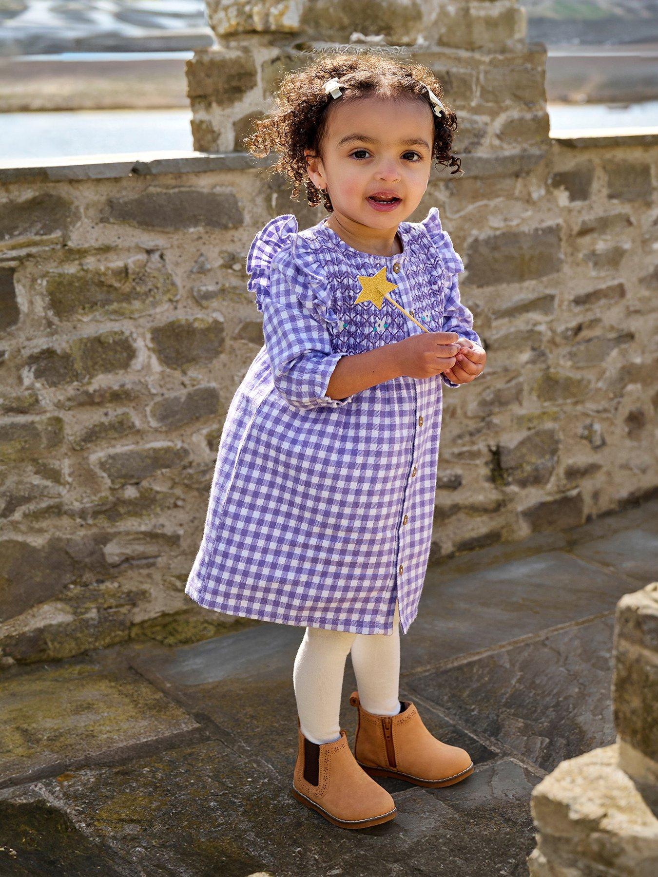 jojo-maman-bebe-girls-gingham-button-through-smocked-dress-set-purpleback