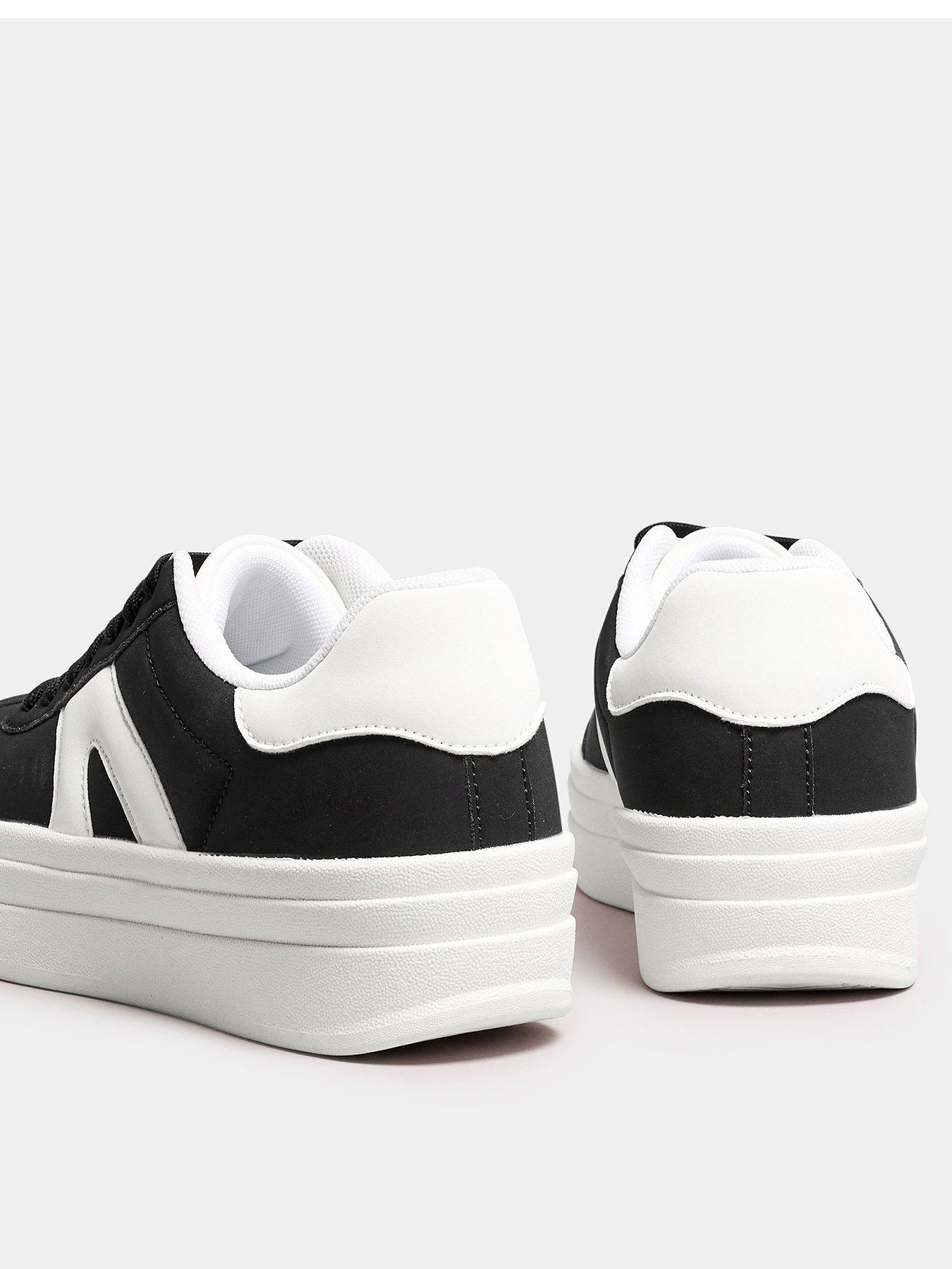 yours-wide-fit-retro-platform-trainers-blackback