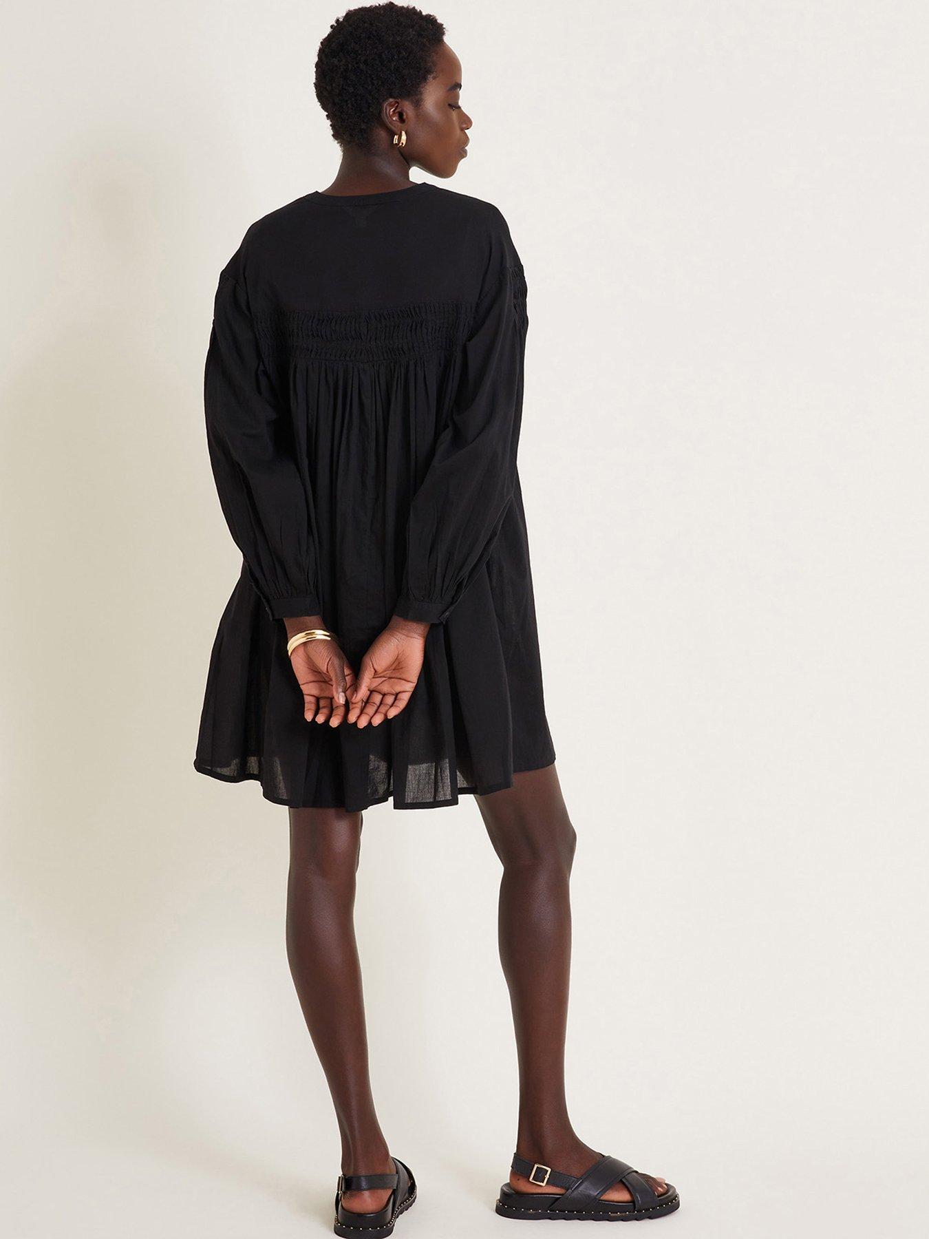 monsoon-melissa-shirt-dress-blackstillFront