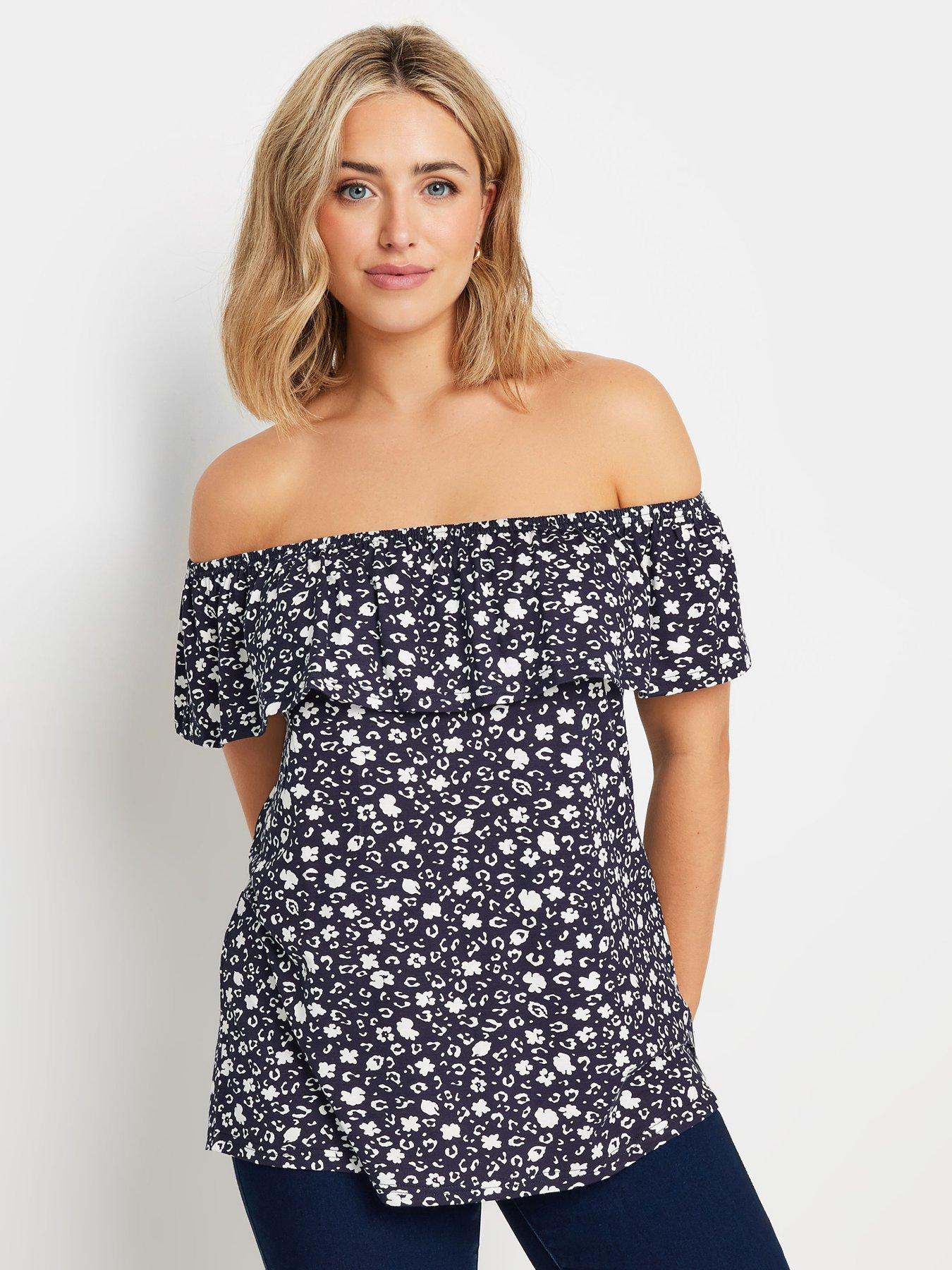 mco-ditsy-bardot-top-blue