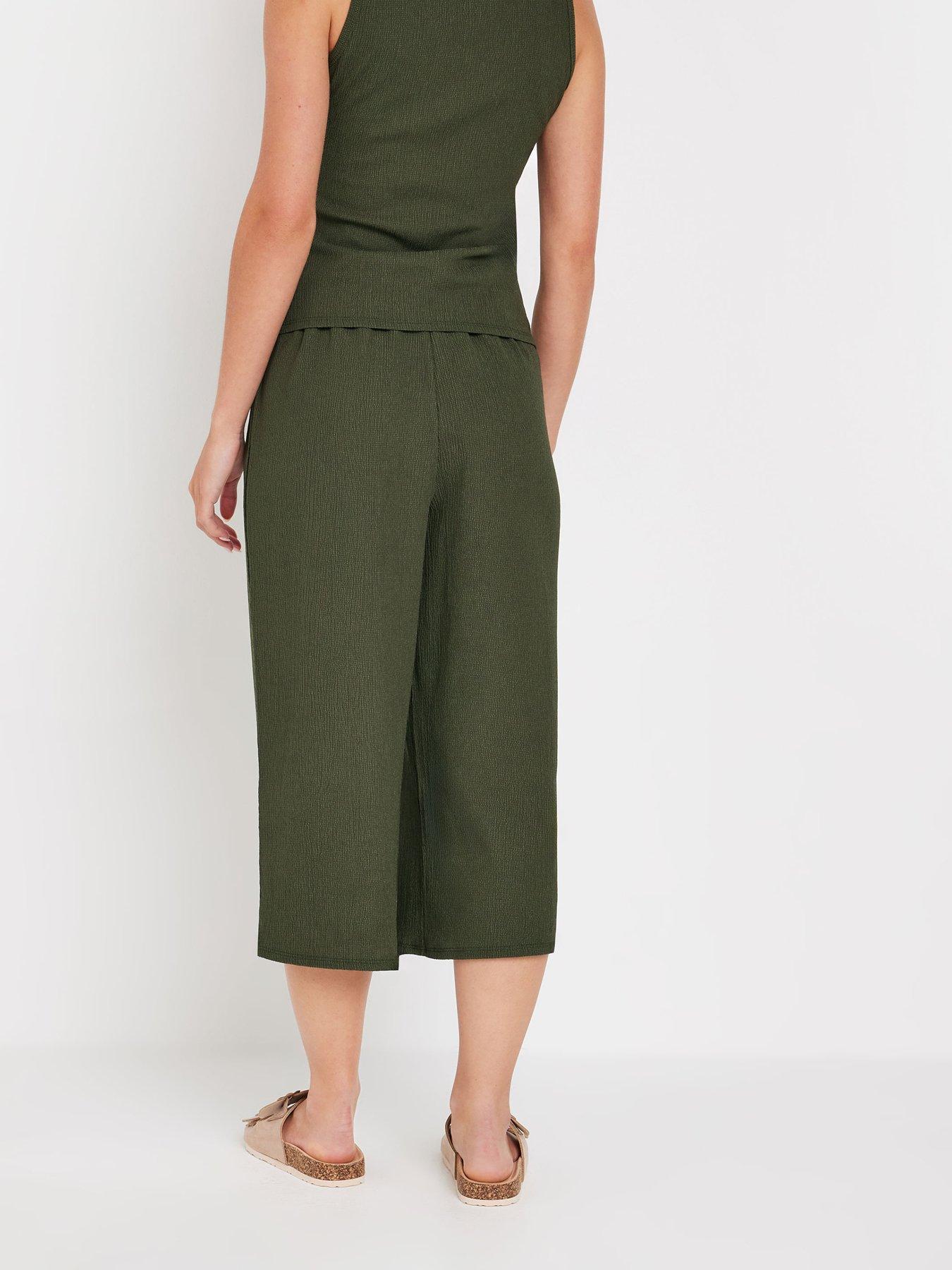 mco-petite-petite-textured-jersey-culottes-greenstillFront